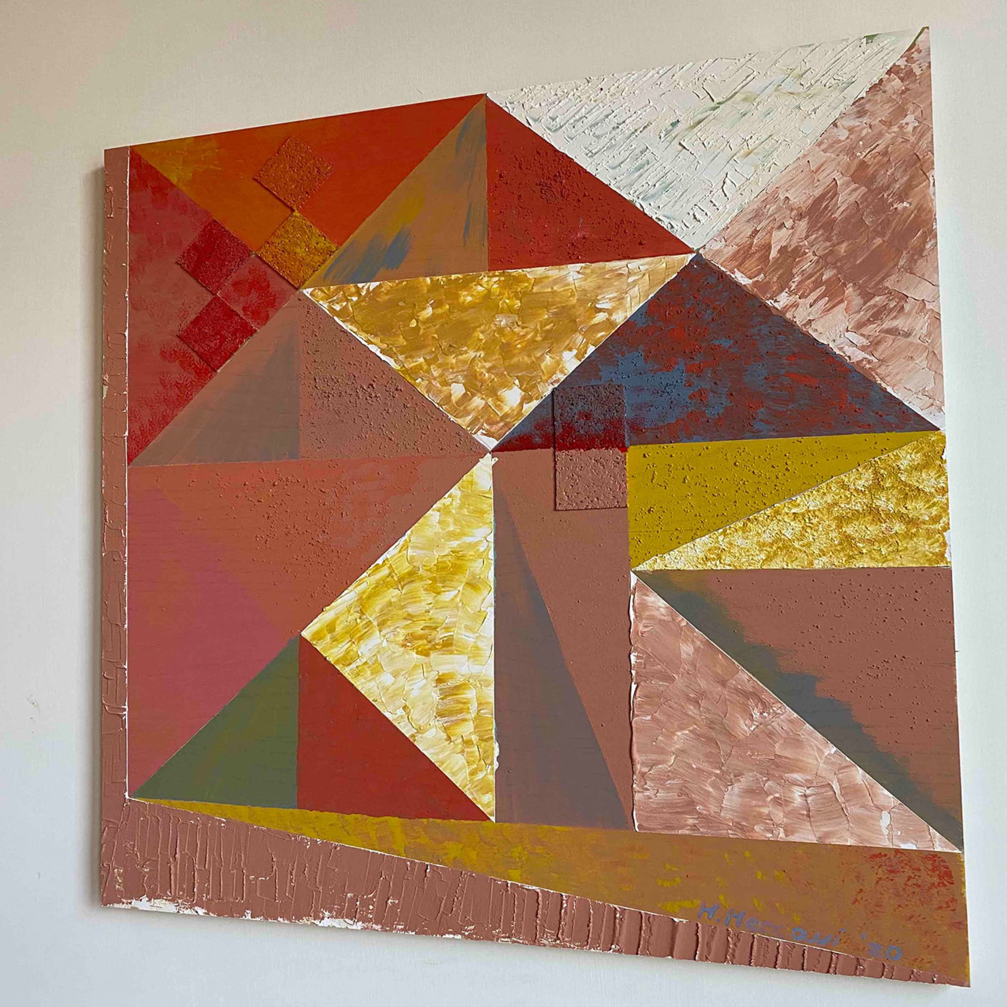 Triangolazioni Quattro Decorative Panel by Mascia Meccani - Alternative view 1