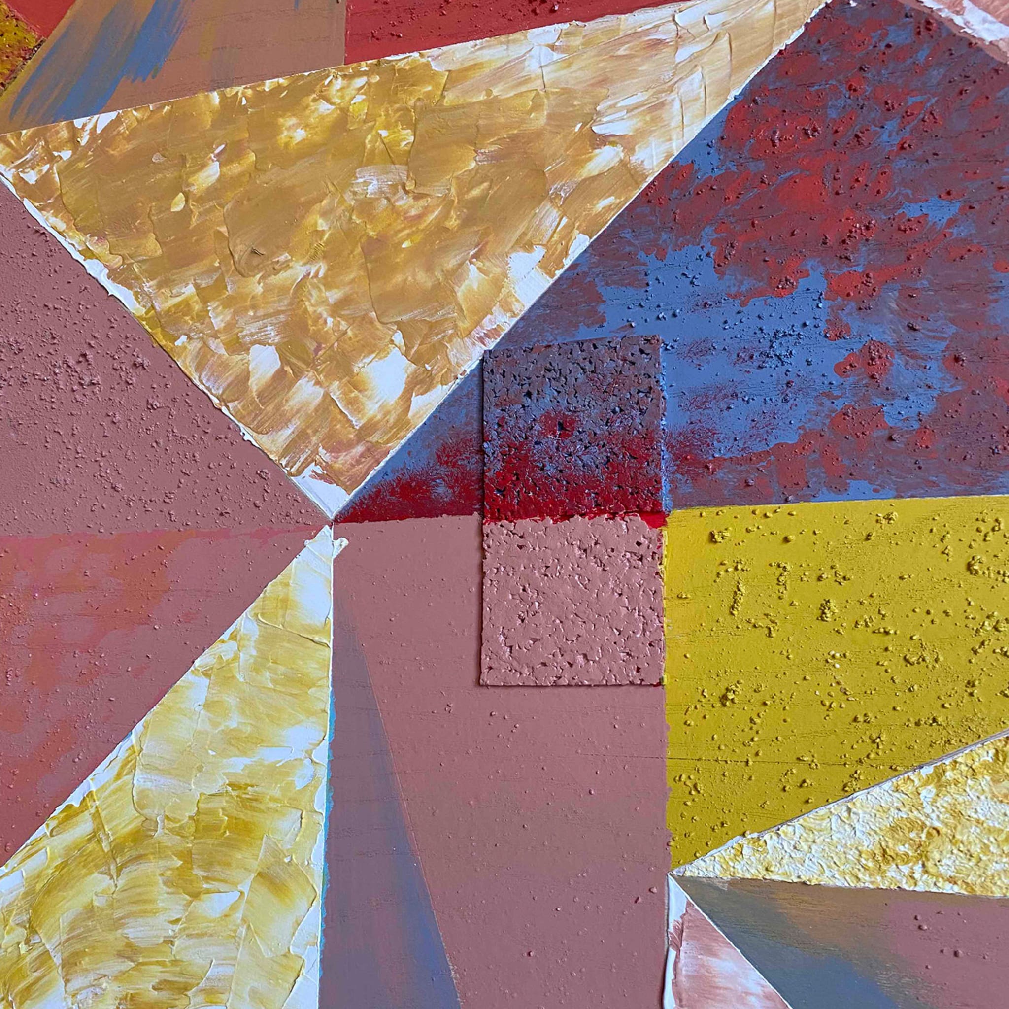 Panel decorativo Triangolazioni Quattro by Mascia Meccani - Vista alternativa 2