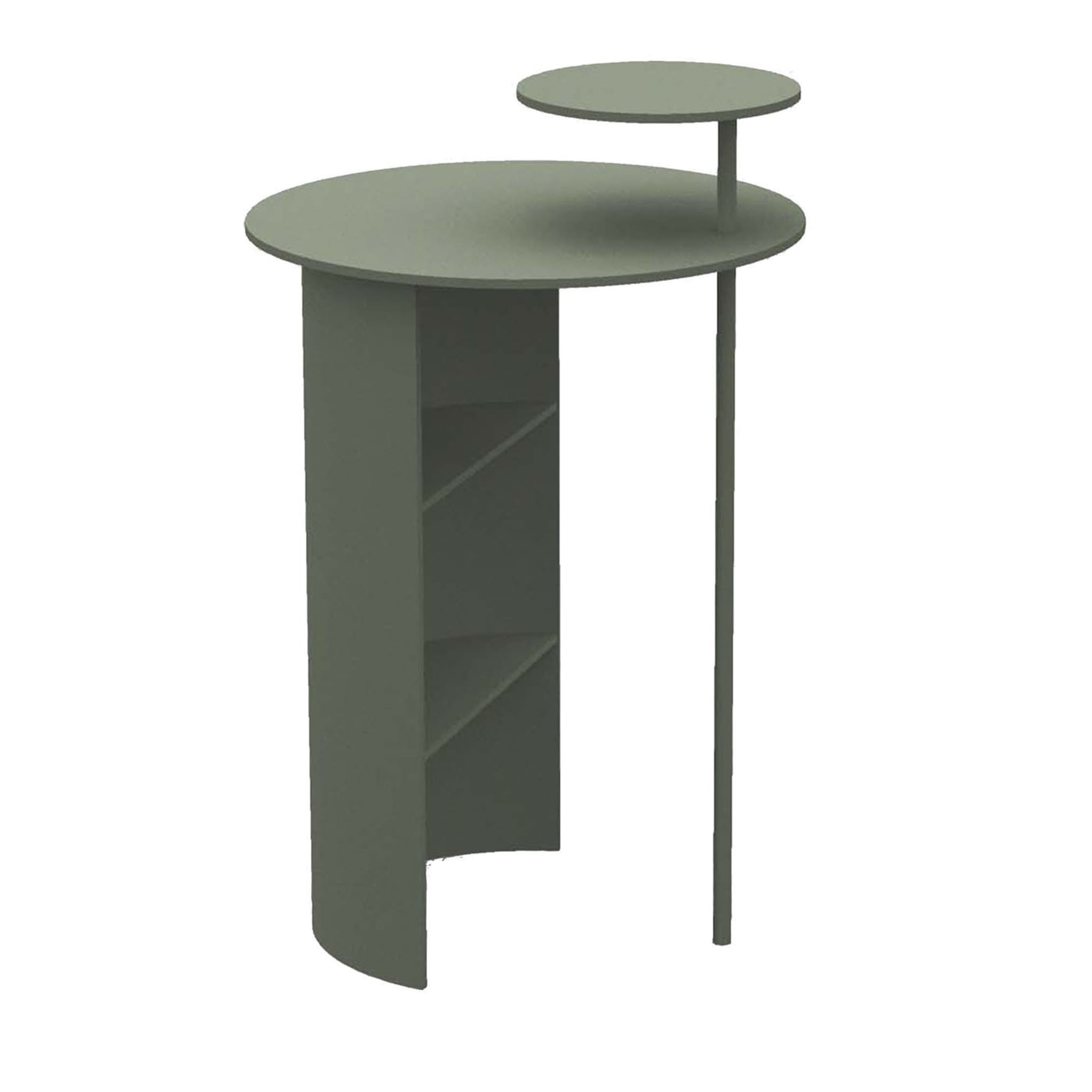 Nascosto 2-Shelf Sage Green Coffee Table - Main view