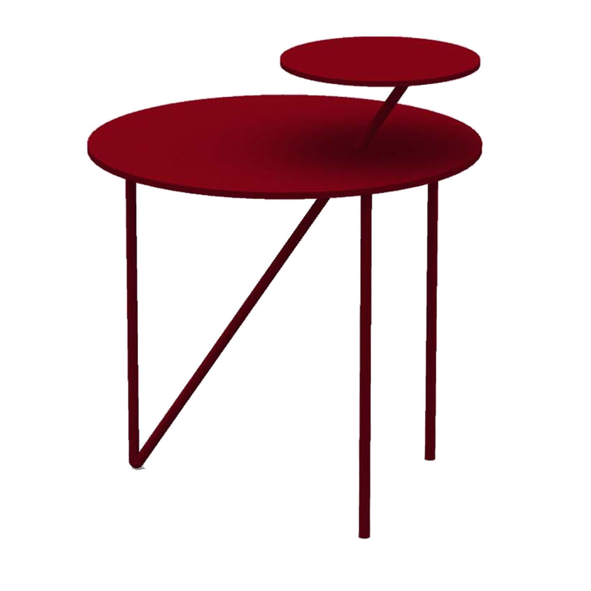 Tavolino basso Passante rosso rubino - Vista principale