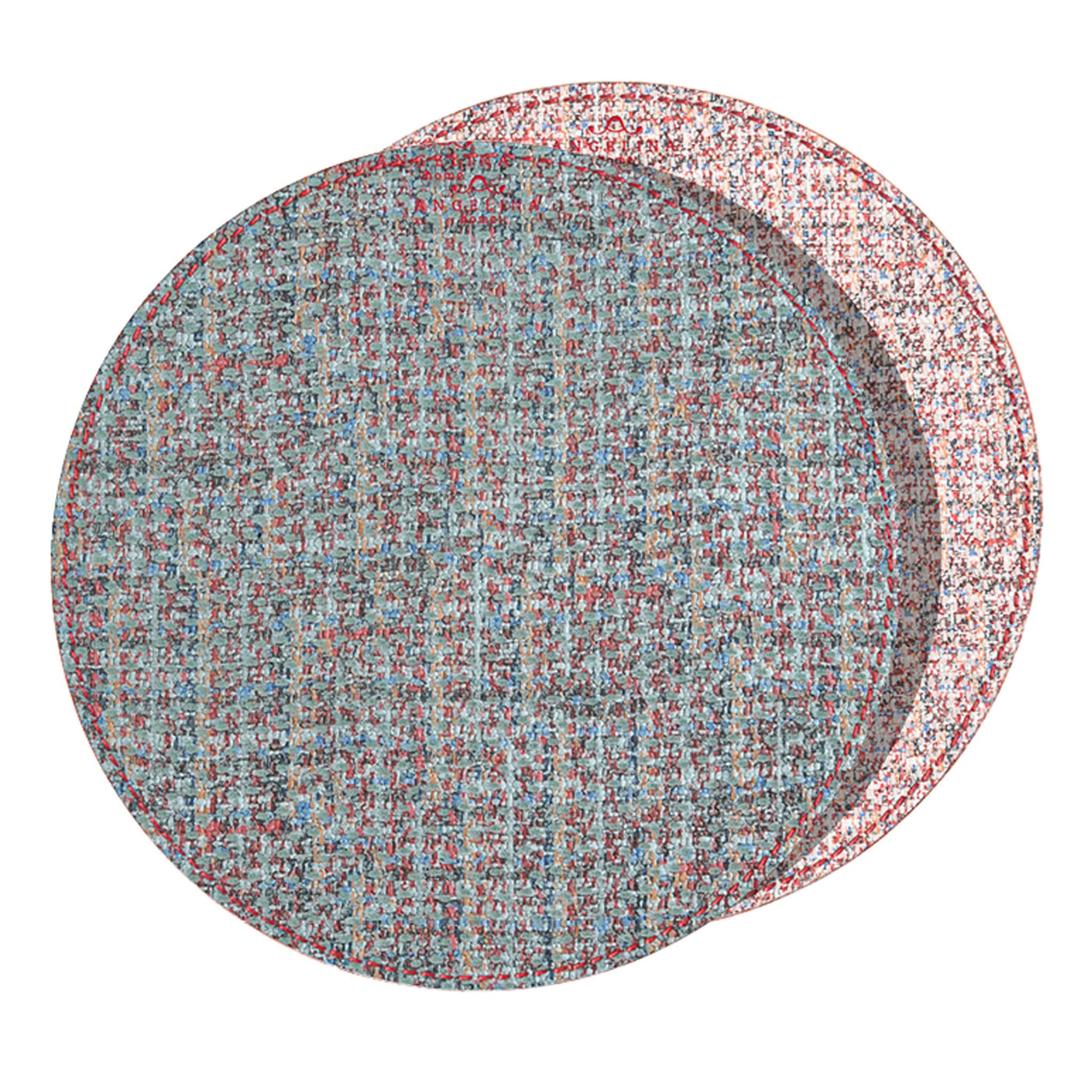Paris Matelasse Small Set di 2 tovagliette rotonde multicolore - Vista principale