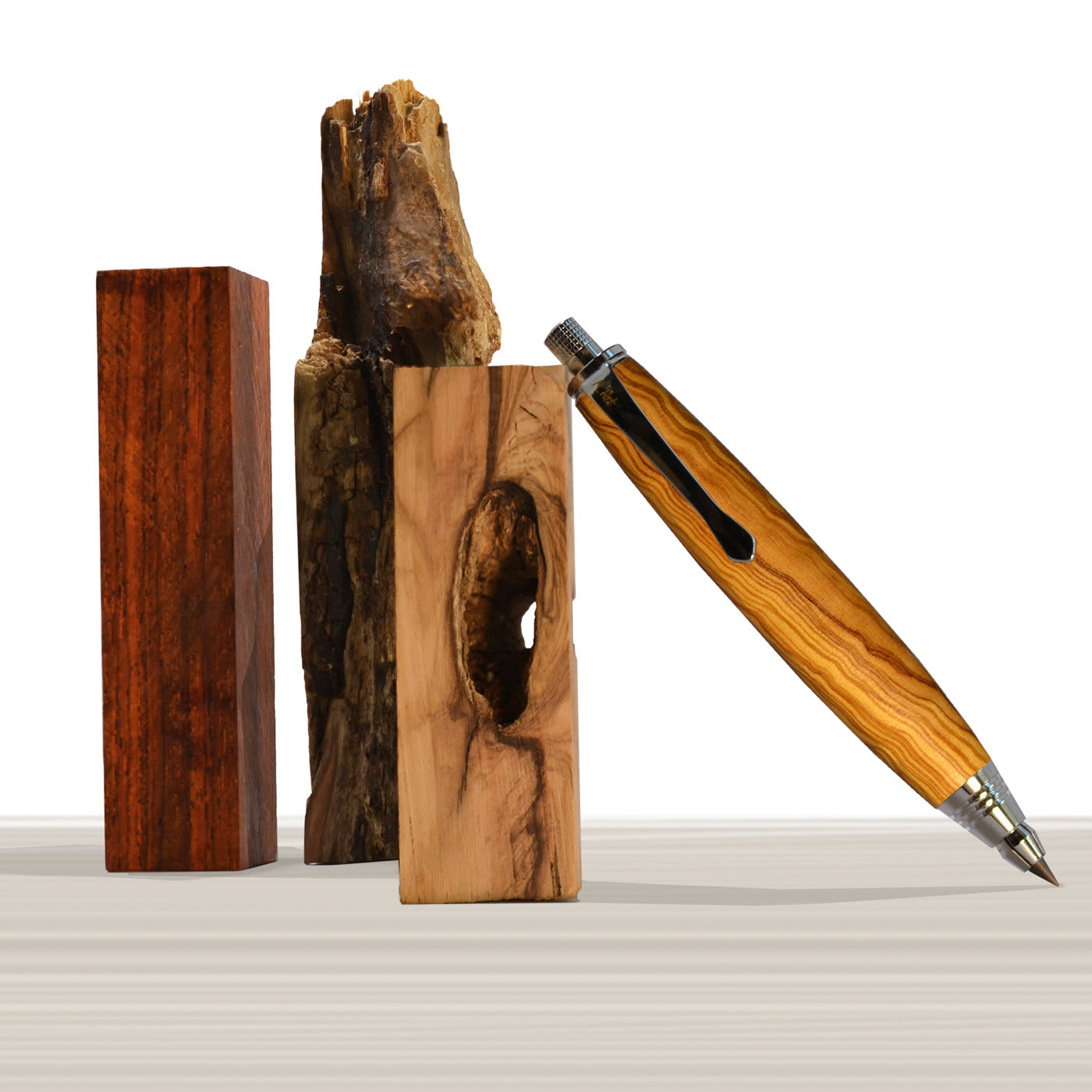 Ligabue Pencil in Olive Wood - M'Art