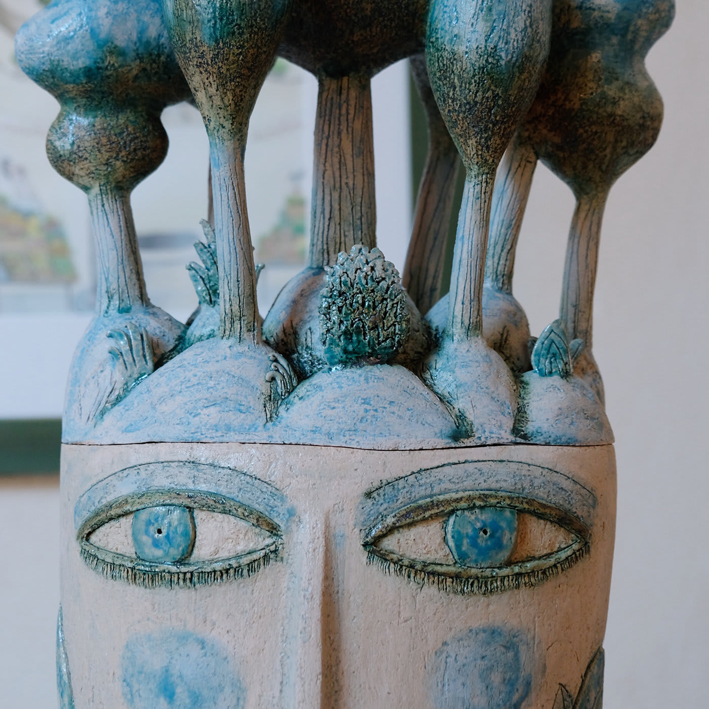 Il Giardino della Mente Blue Sculpture - Michele Fabbricatore