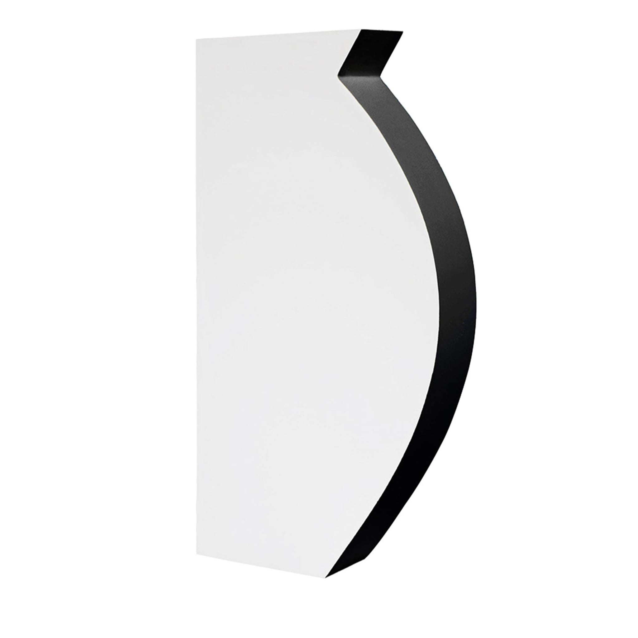 Schwarze und weiße Vase Pacay Medium - Hauptansicht