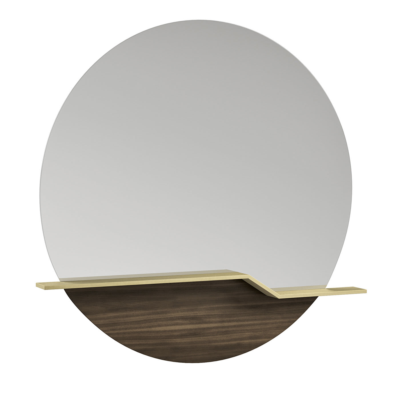 How to Make a Modern Sunrise Floating Mirror + Shelf