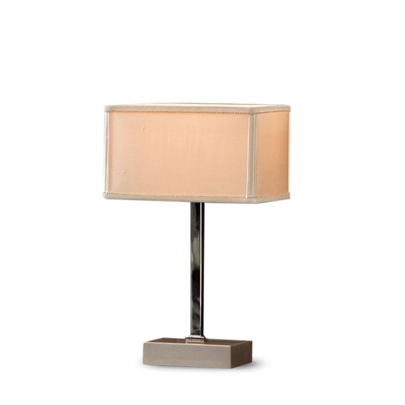 Keope Squared Table Lamp with Wooden Base - Corte Zari