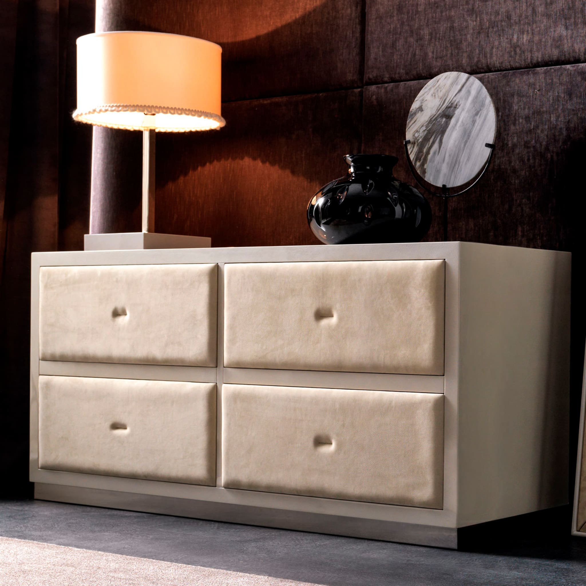 Keope Soft Beige Chest of Drawers - Alternative view 1