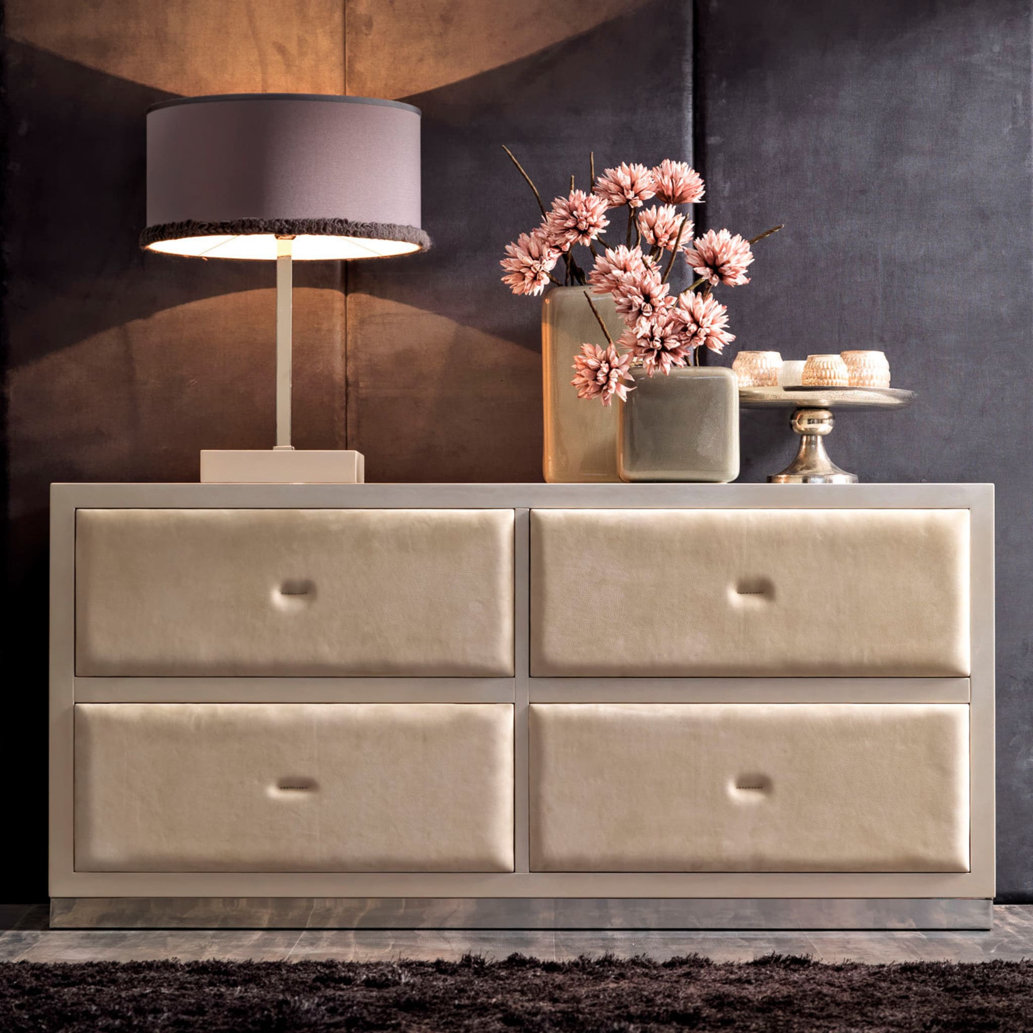 Keope Soft Beige Chest of Drawers - Alternative view 2
