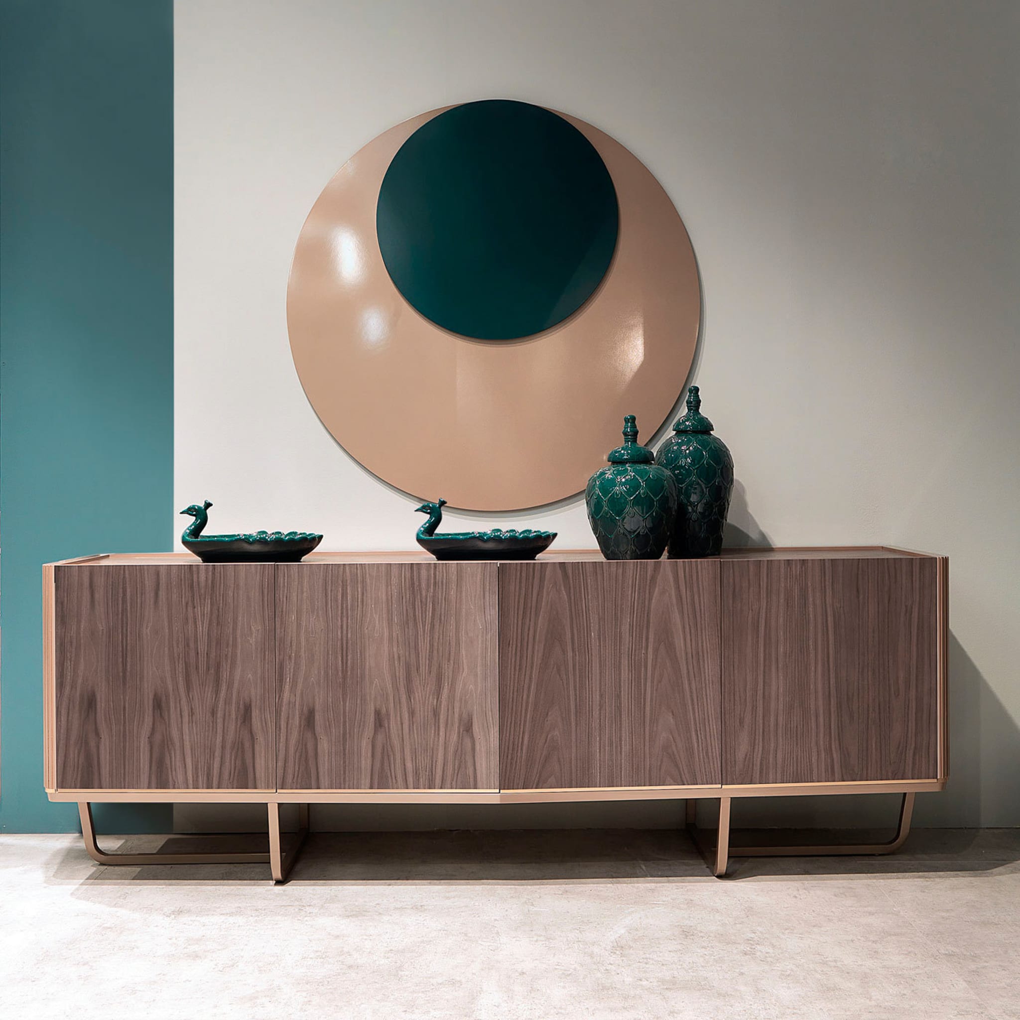 Beverly 4-Door Canaletto Sideboard by Silvano Del Guerra - Alternative view 1