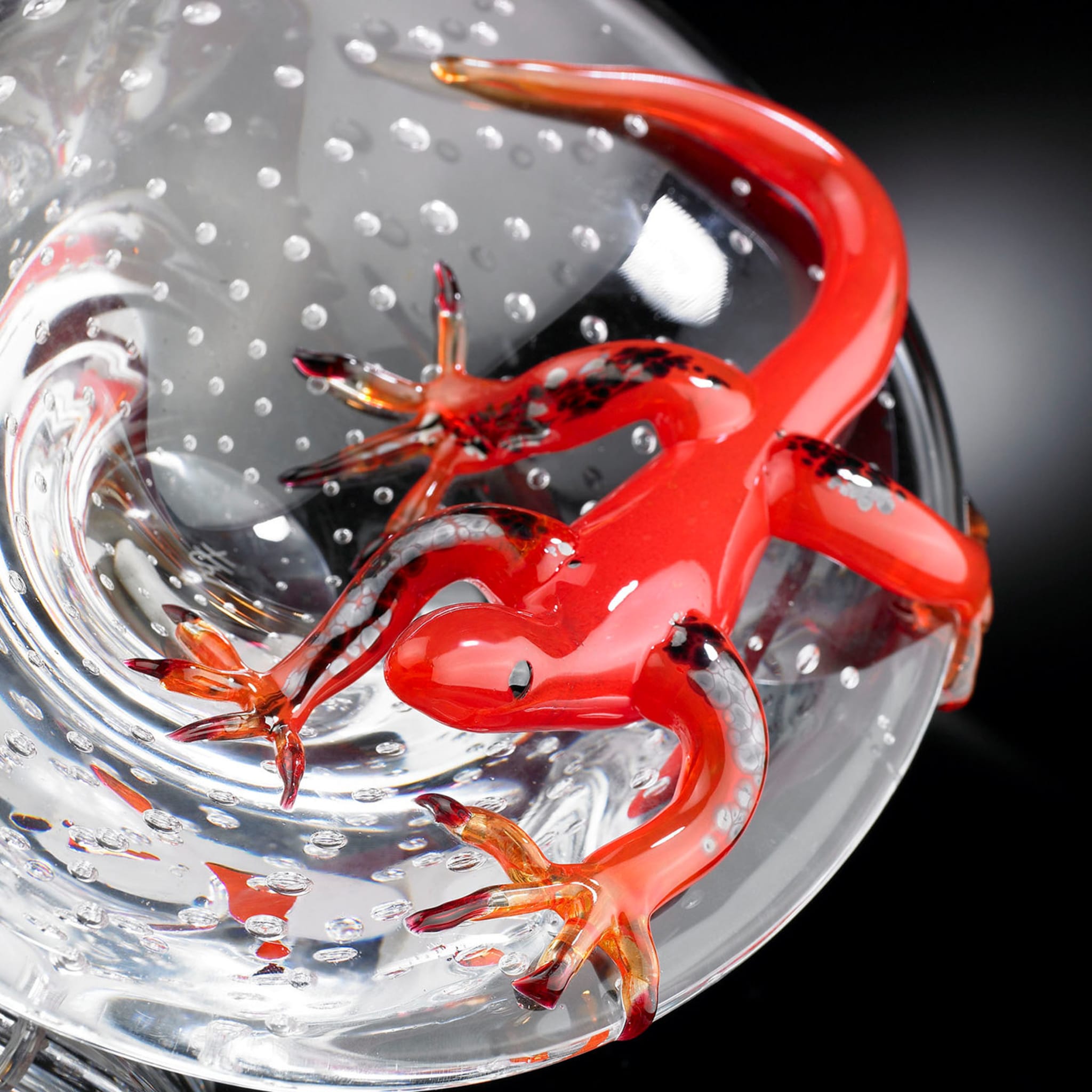 Round Bowl with Red Gecko - Alternative view 3