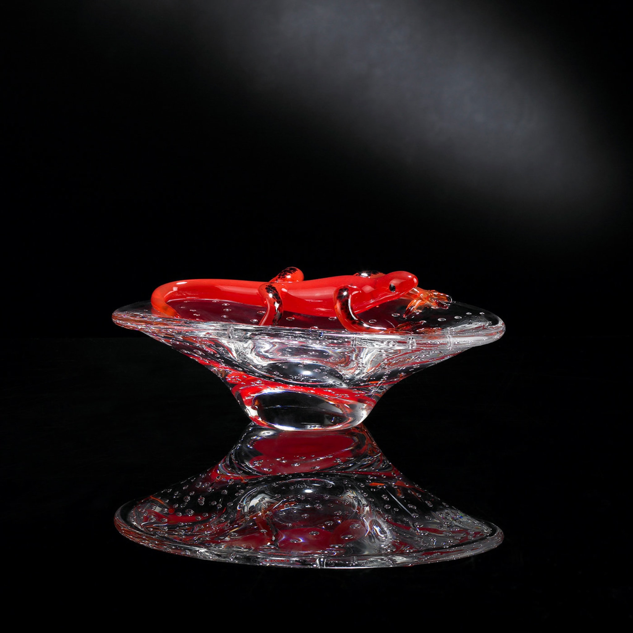 Round Bowl with Red Gecko - Alternative view 4