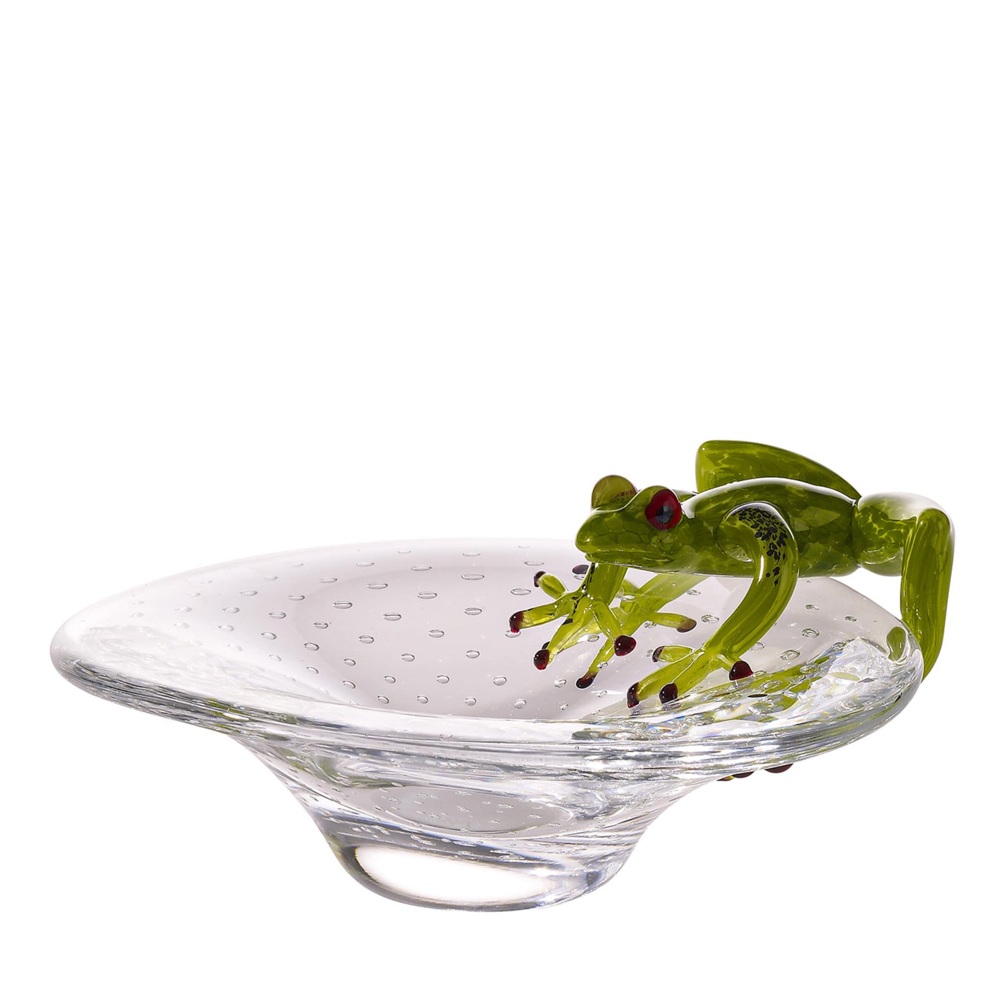 Round Bowl with Green Frog - Main view