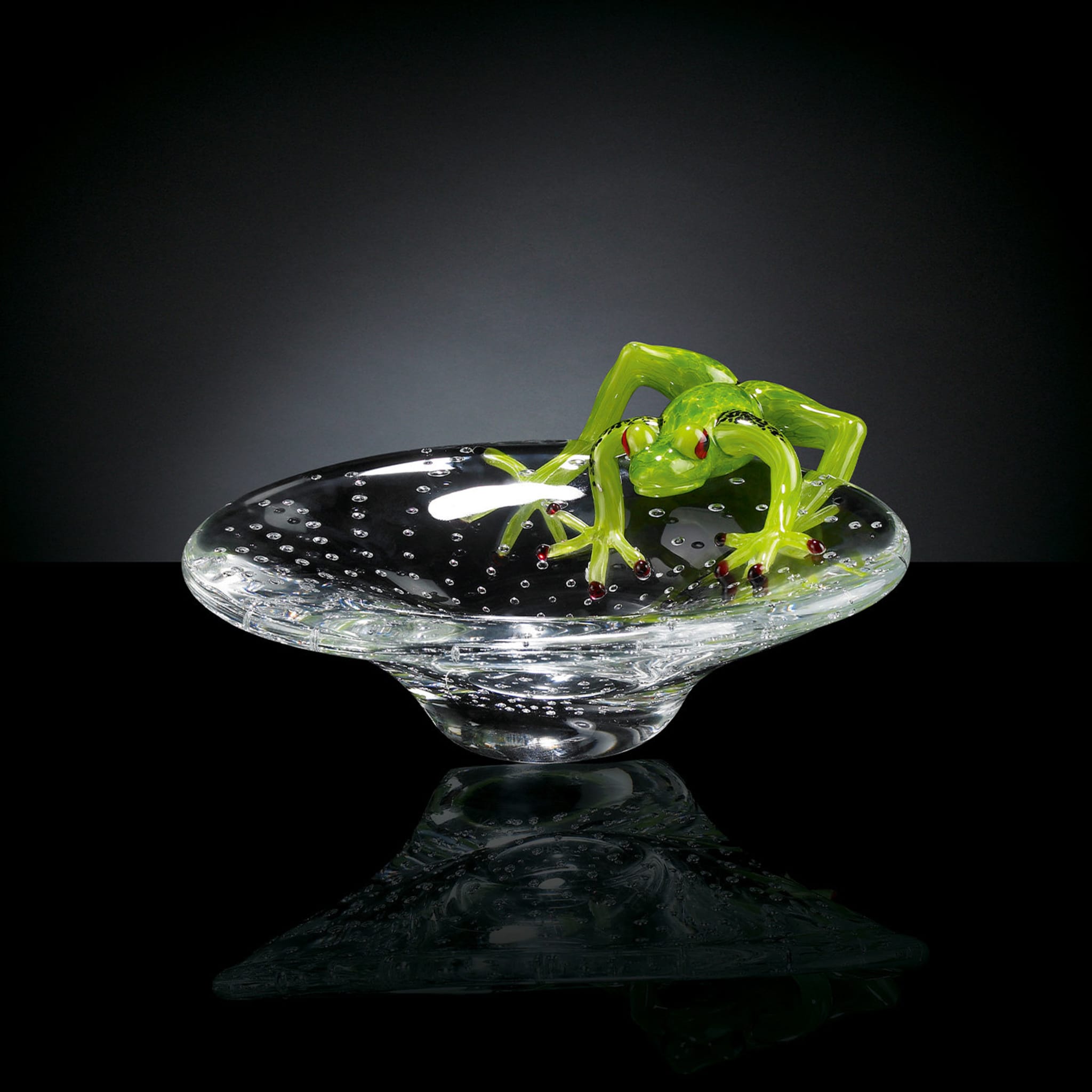 Round Bowl with Green Frog - Alternative view 3