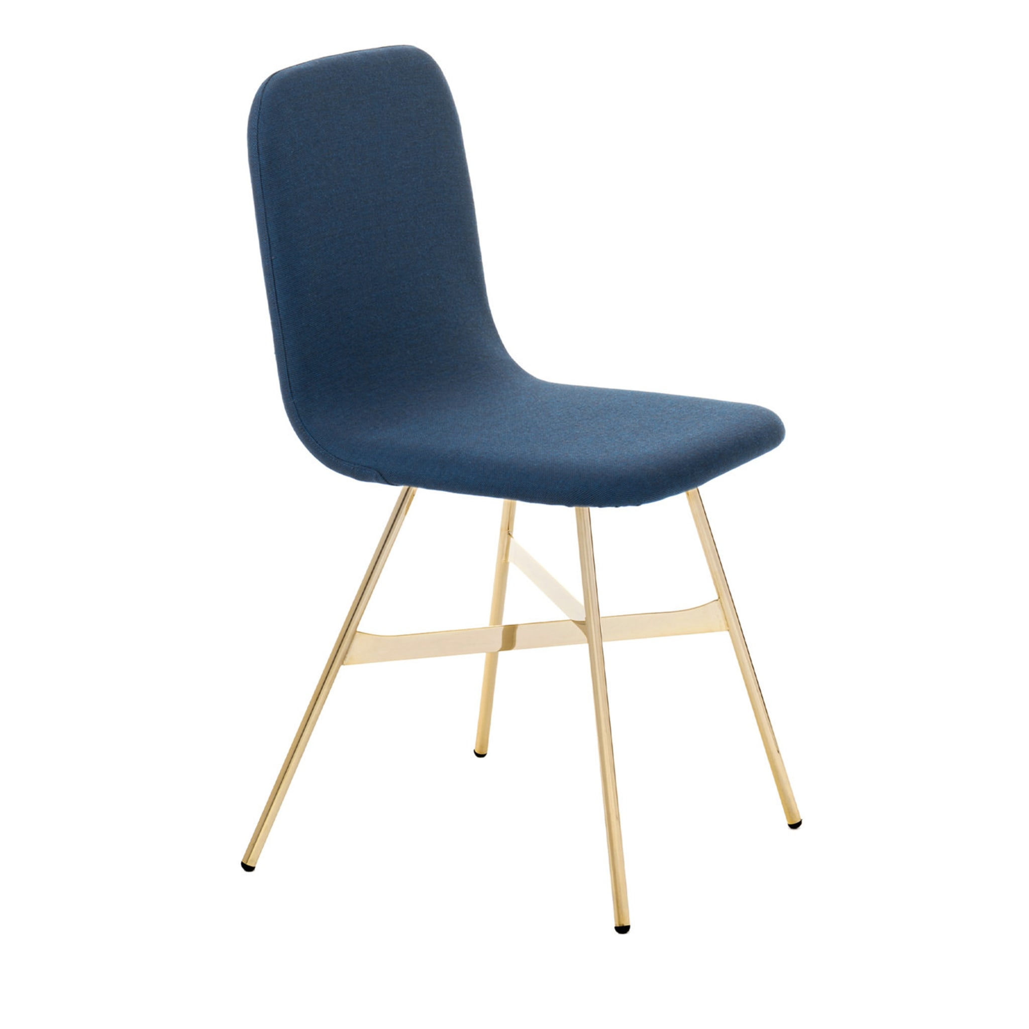 Tria Simple Gold Topiz Azur Blue Chair - Main view
