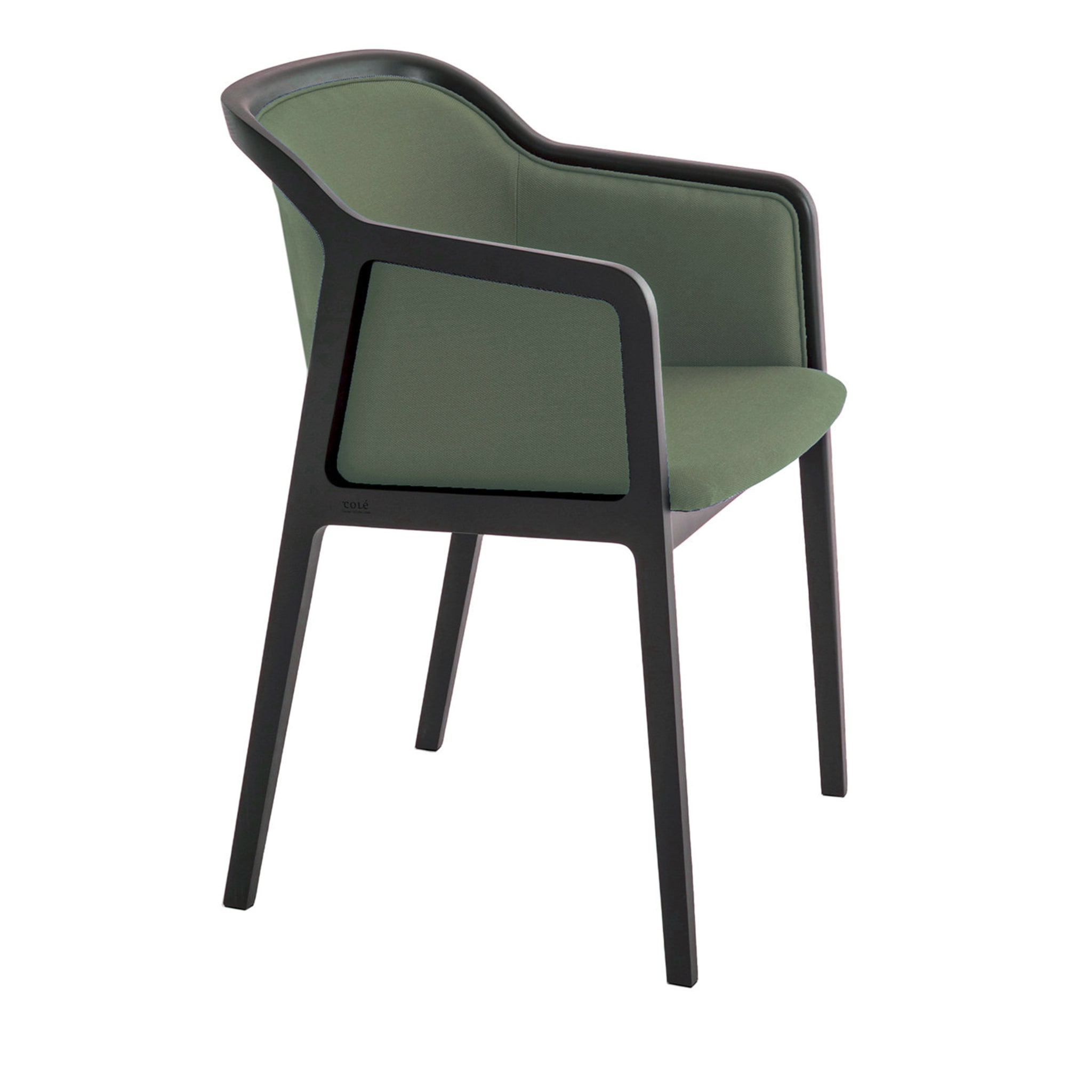 Vienna Lichene Grün Samt Sessel - Hauptansicht