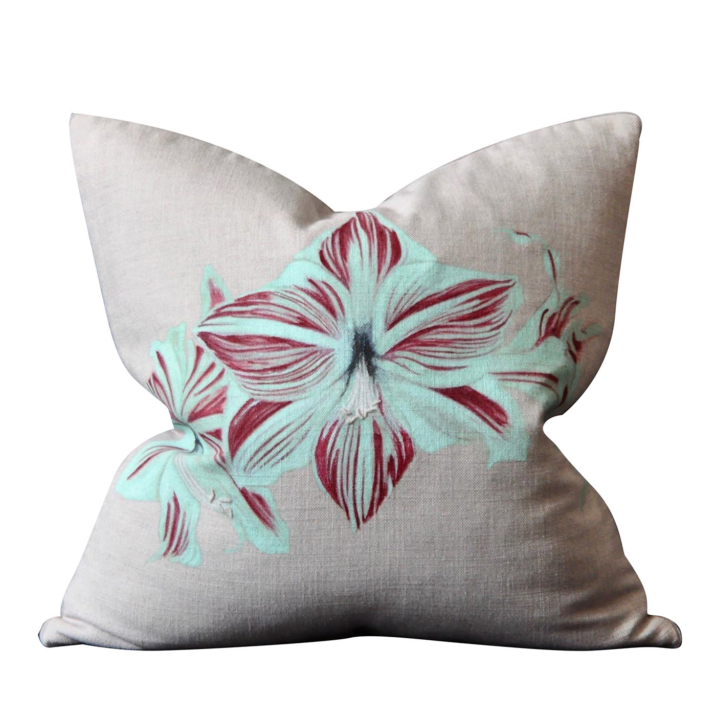 Teal and shop pink cushions