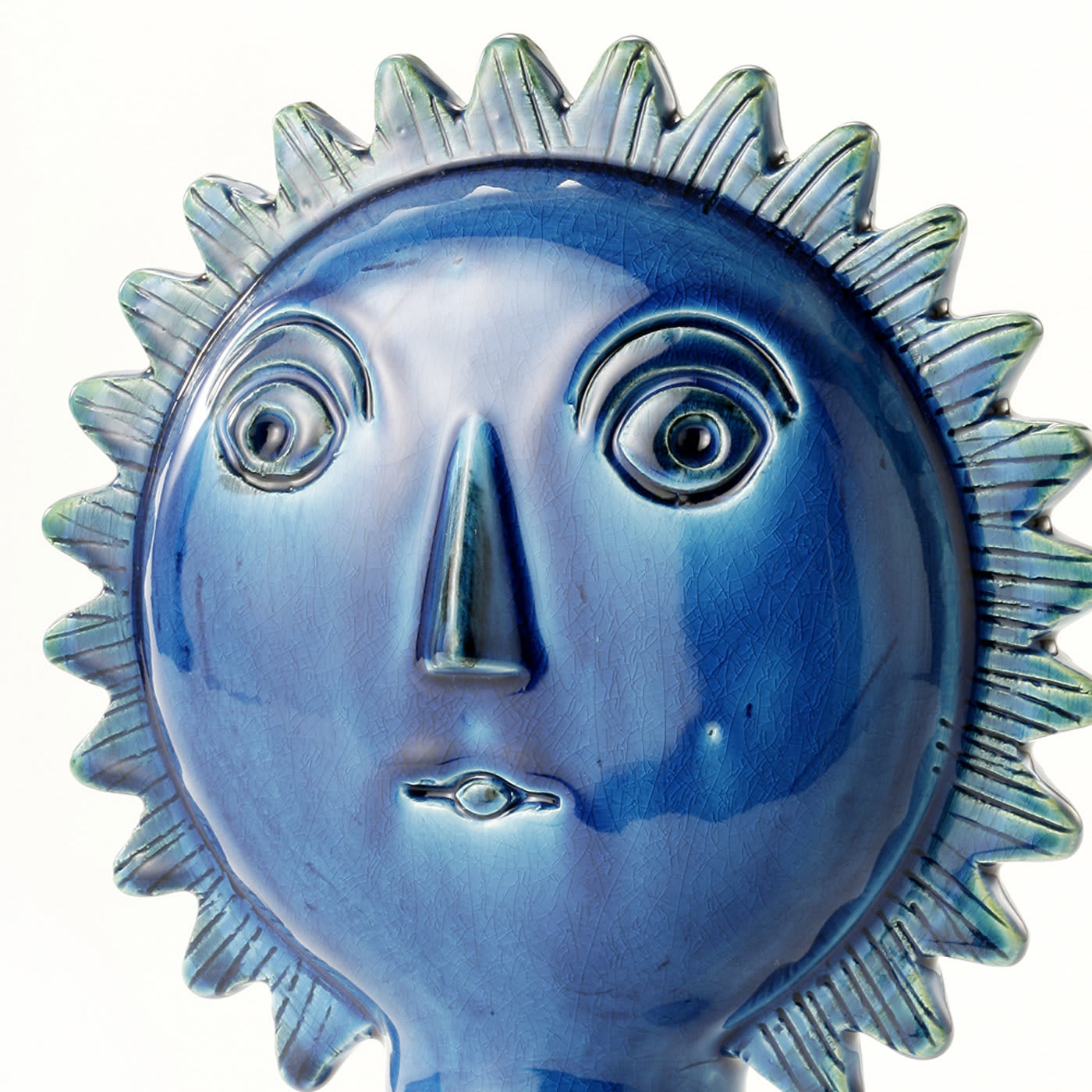 Blue Sun Sculpture by Aldo Londi - Bitossi Ceramiche