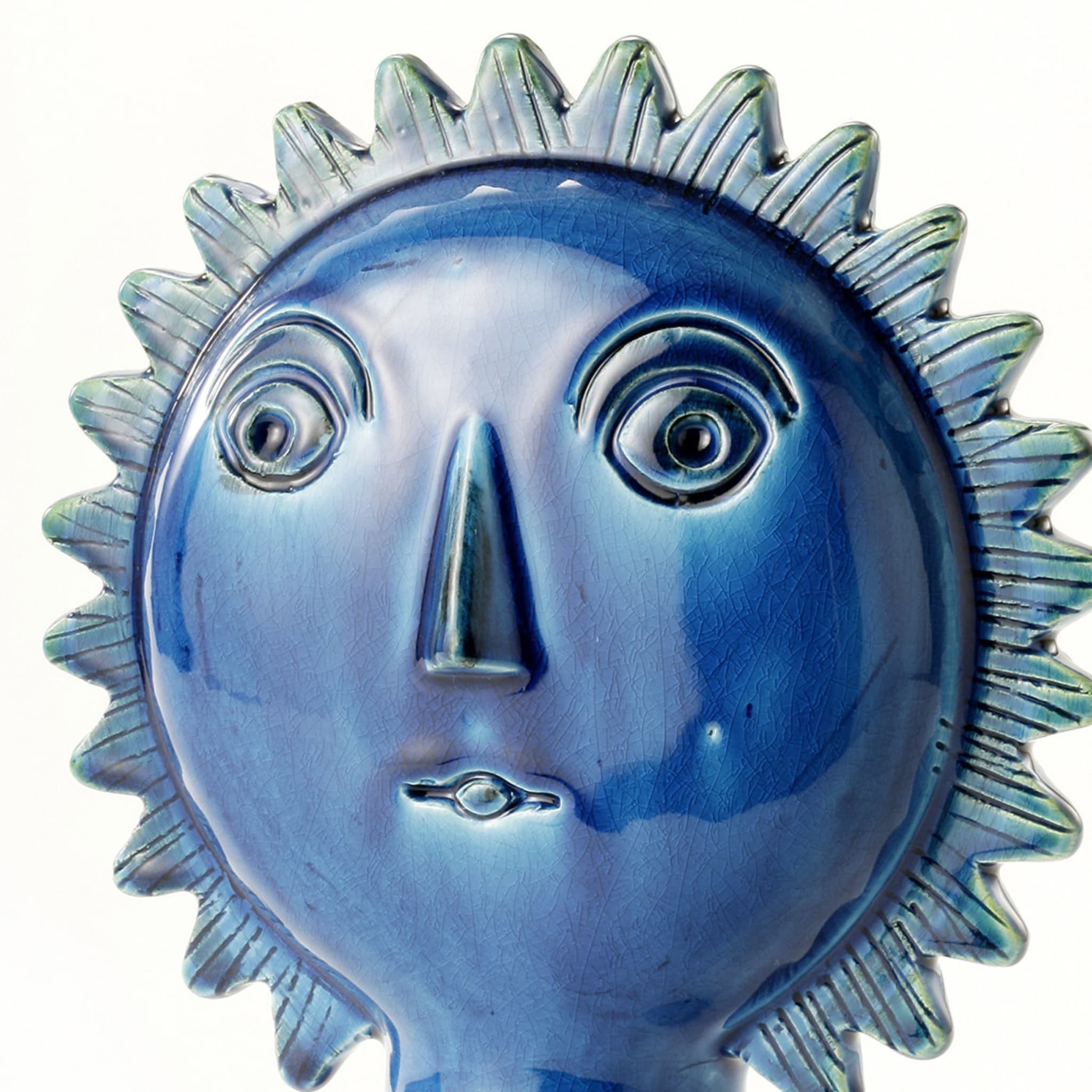 Blaue Sonne Skulptur von Aldo Londi - Alternative Ansicht 1