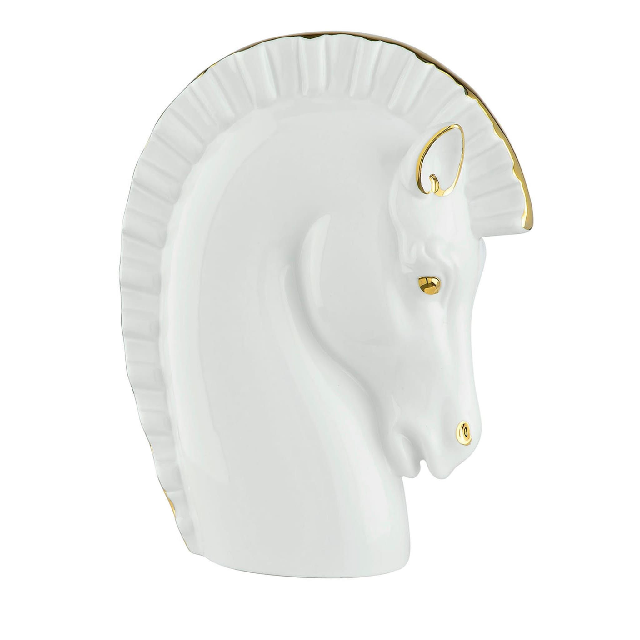 Cavallo Weiß Statuette - Hauptansicht