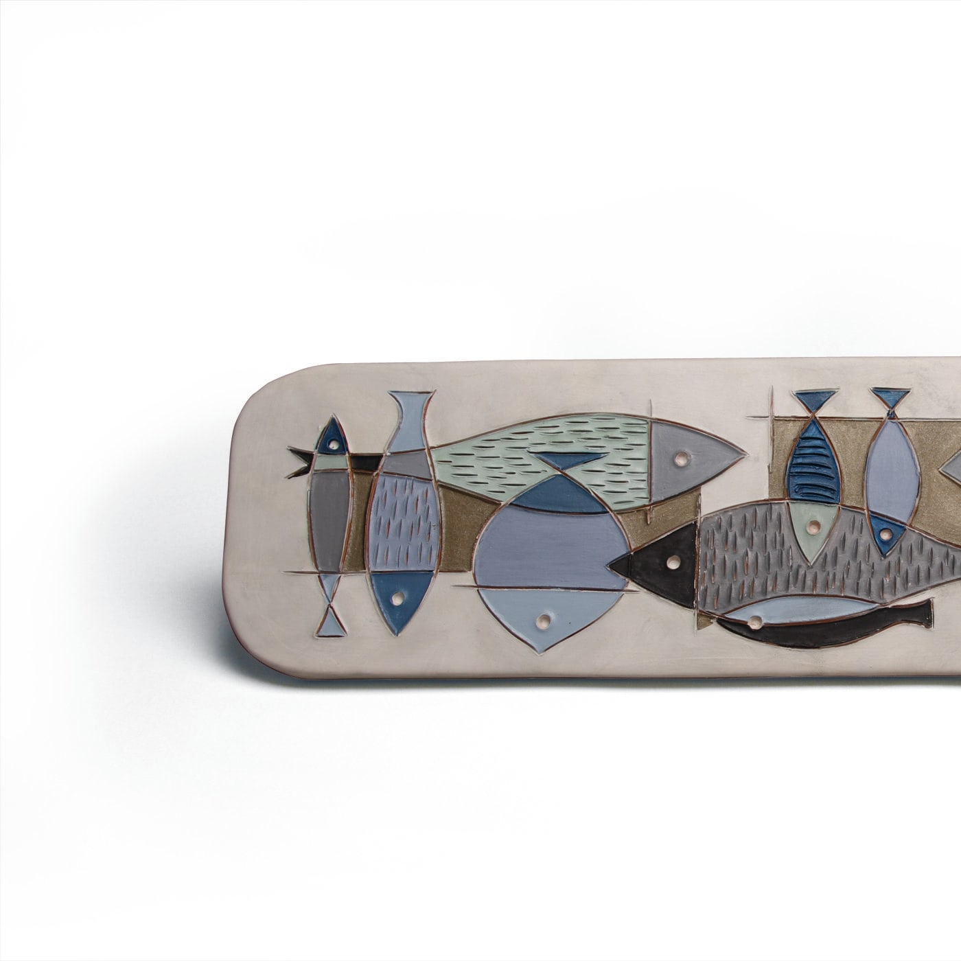 Fish Plate by Aldo Londi - Bitossi Ceramiche