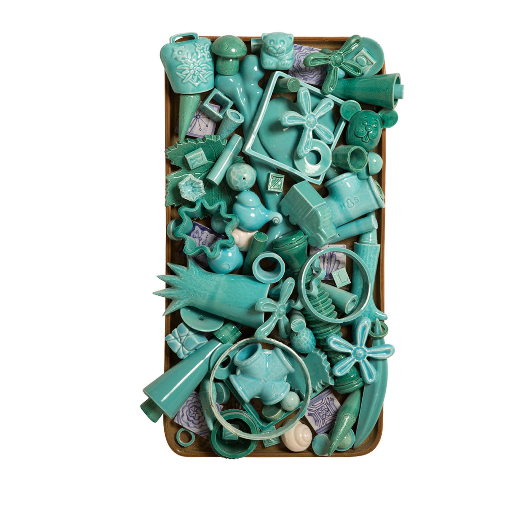 Turquoise Charms Wall Sculpture - Main view
