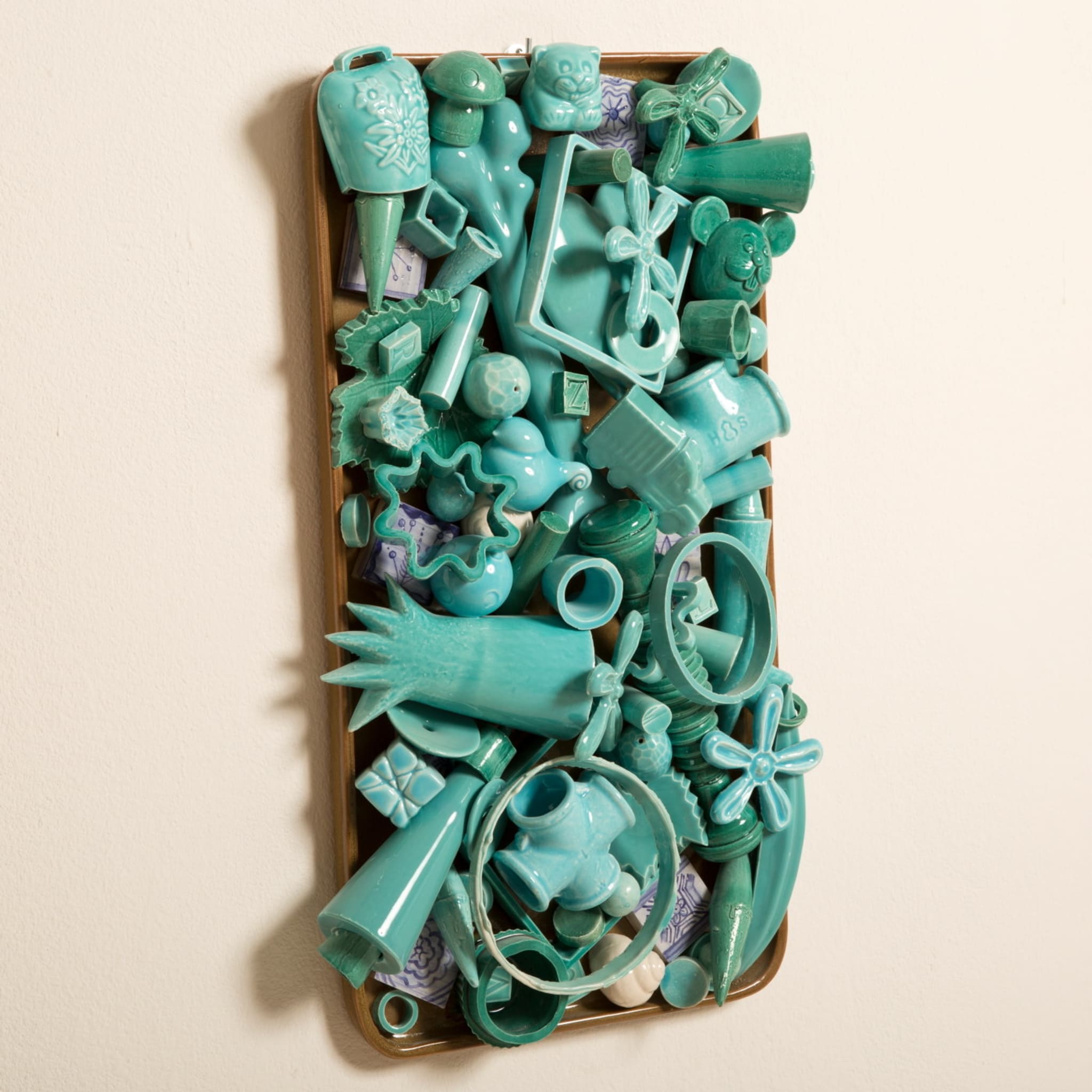 Turquoise Charms Wall Sculpture - Alternative view 1