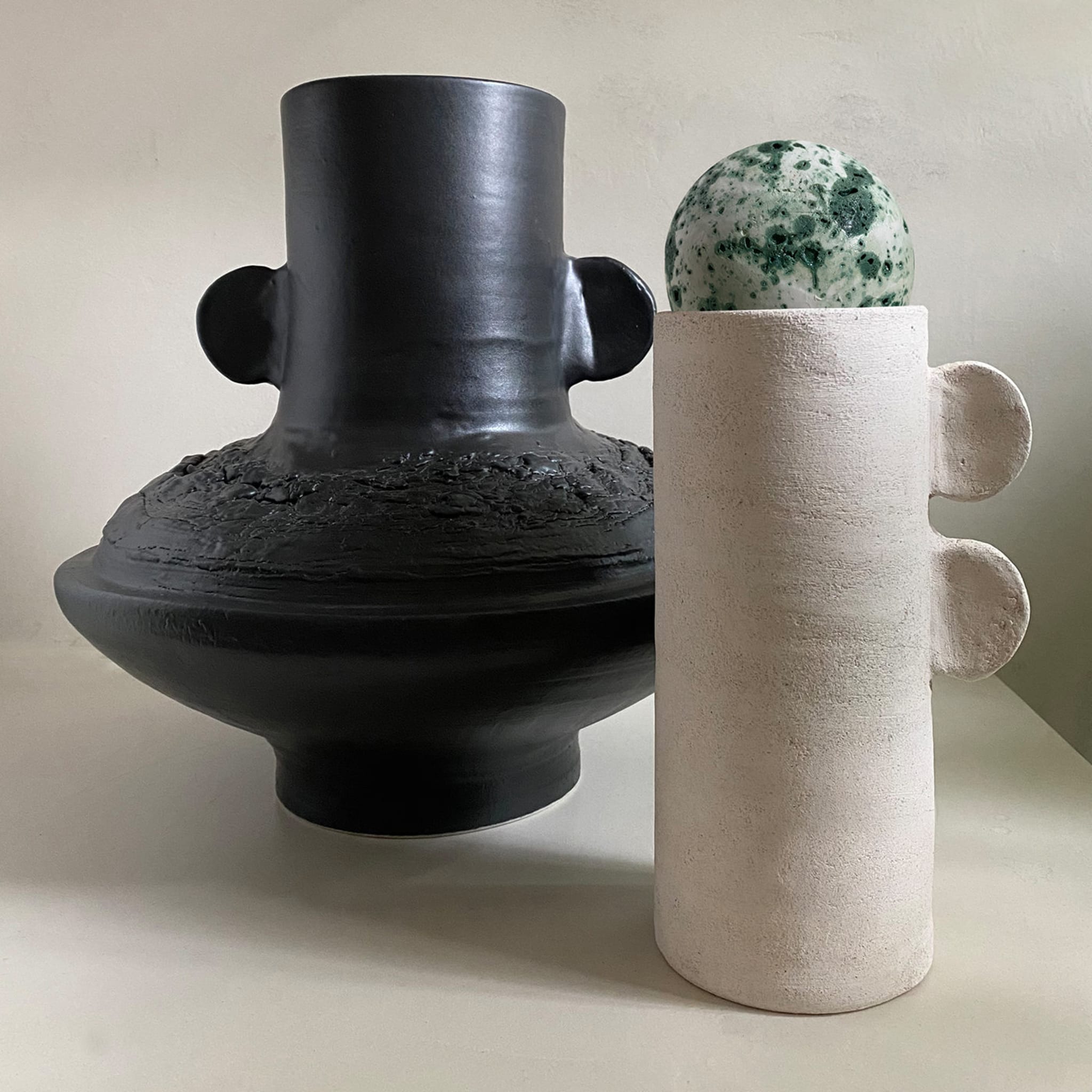 Materia Green Vase by Stefania Loschi - Alternative view 3