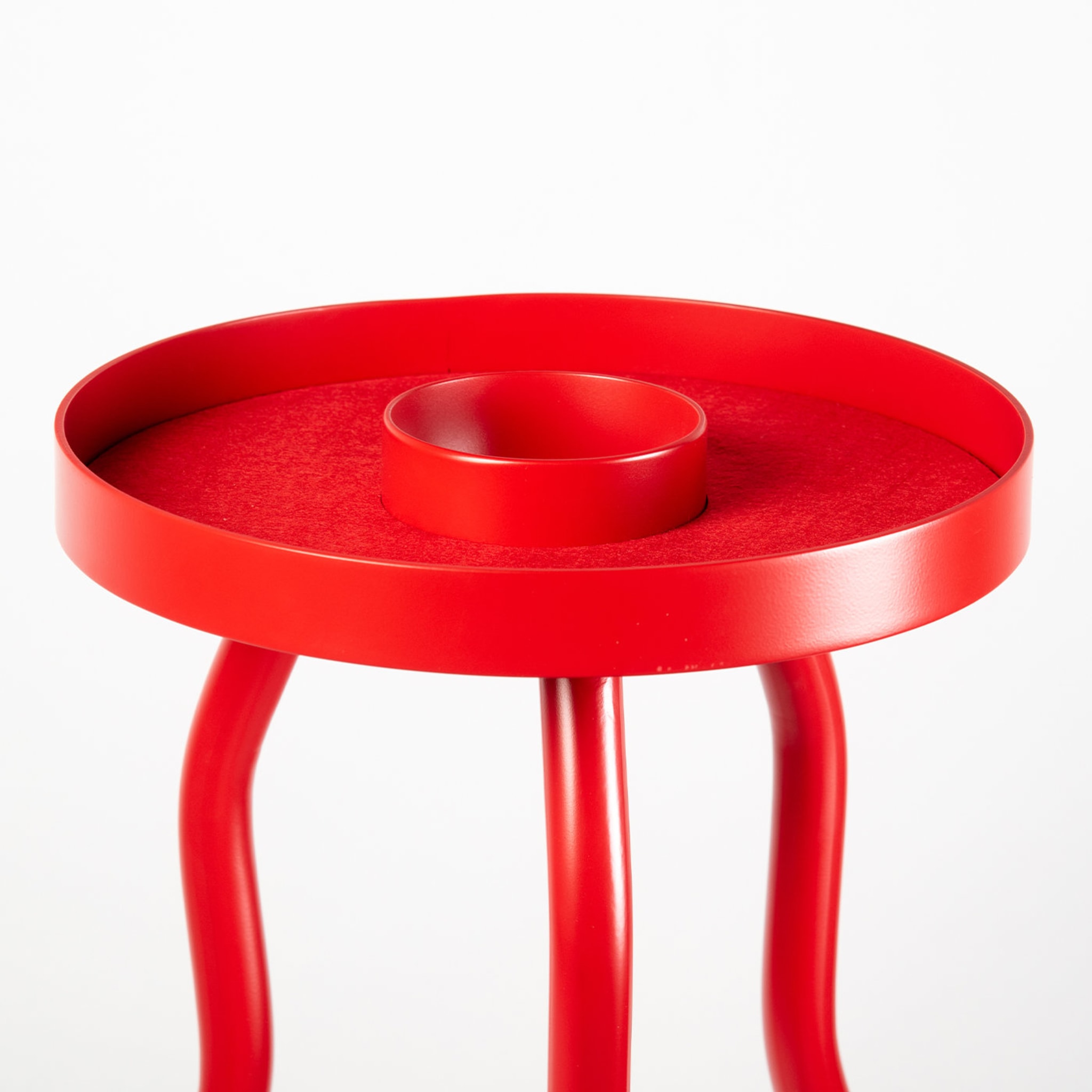 Tremulo Red Empty-Pocket Tray with Stand - Alternative view 3
