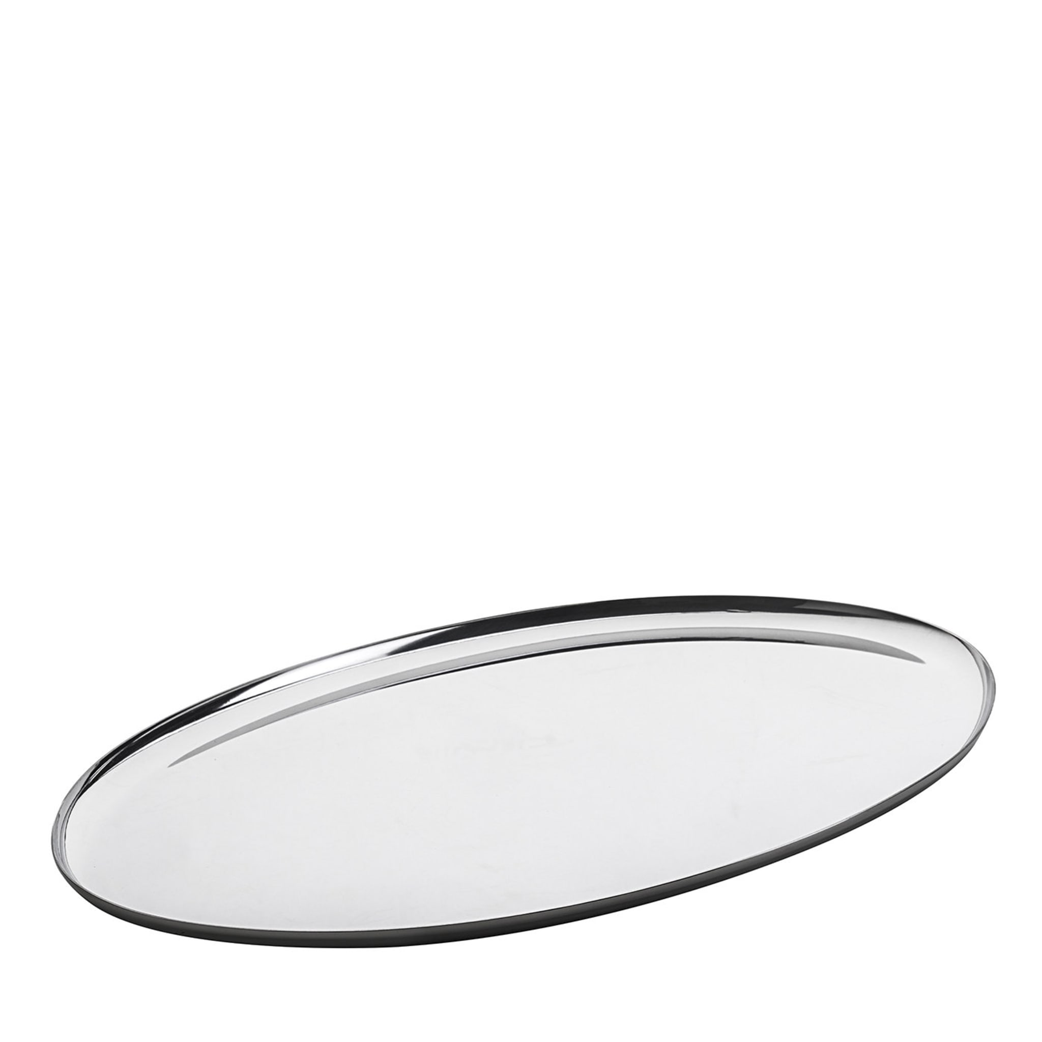 Stile Stainless Steel Oval Tray - Main view
