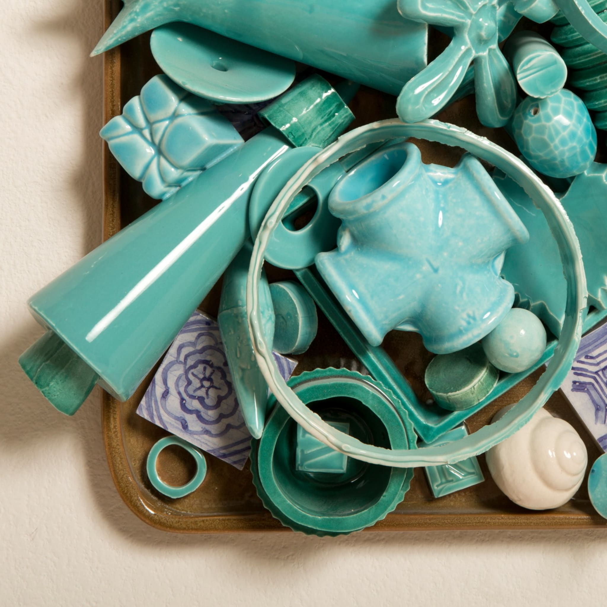 Turquoise Charms Wall Sculpture - Alternative view 4