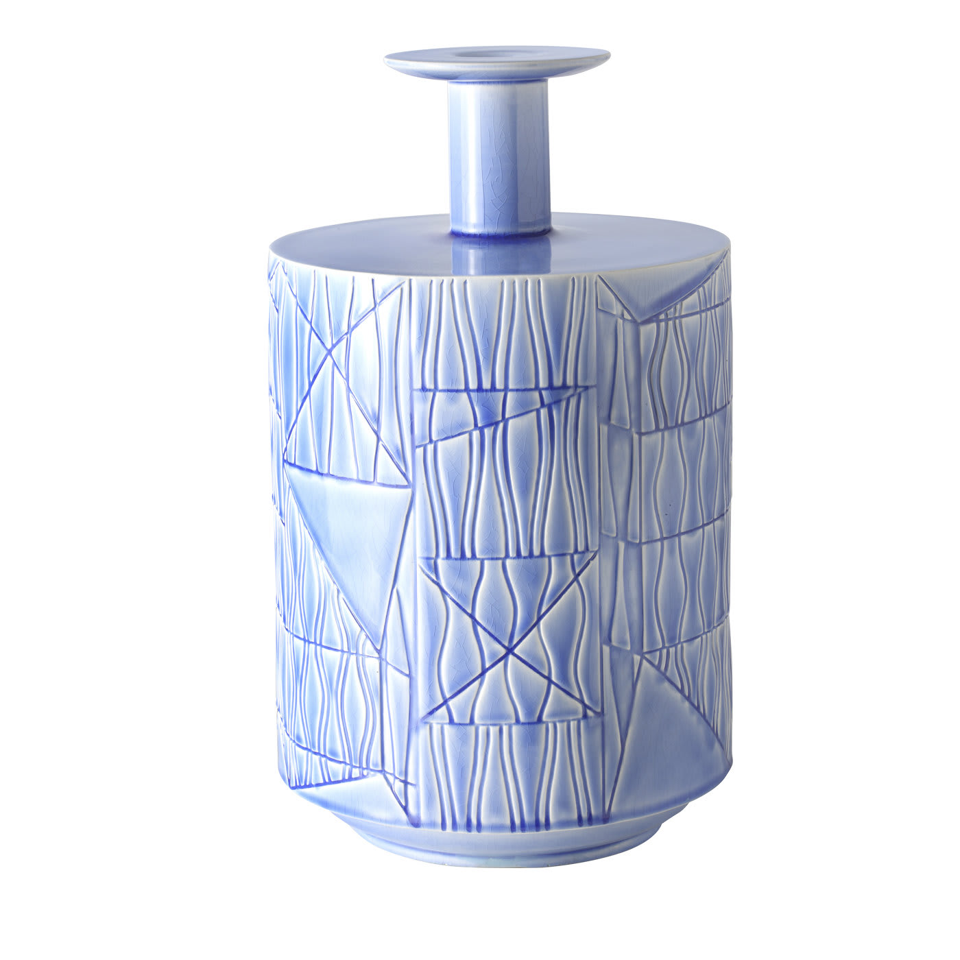 Pale Blue Vase by Bethan Laura Wood - Bitossi Ceramiche