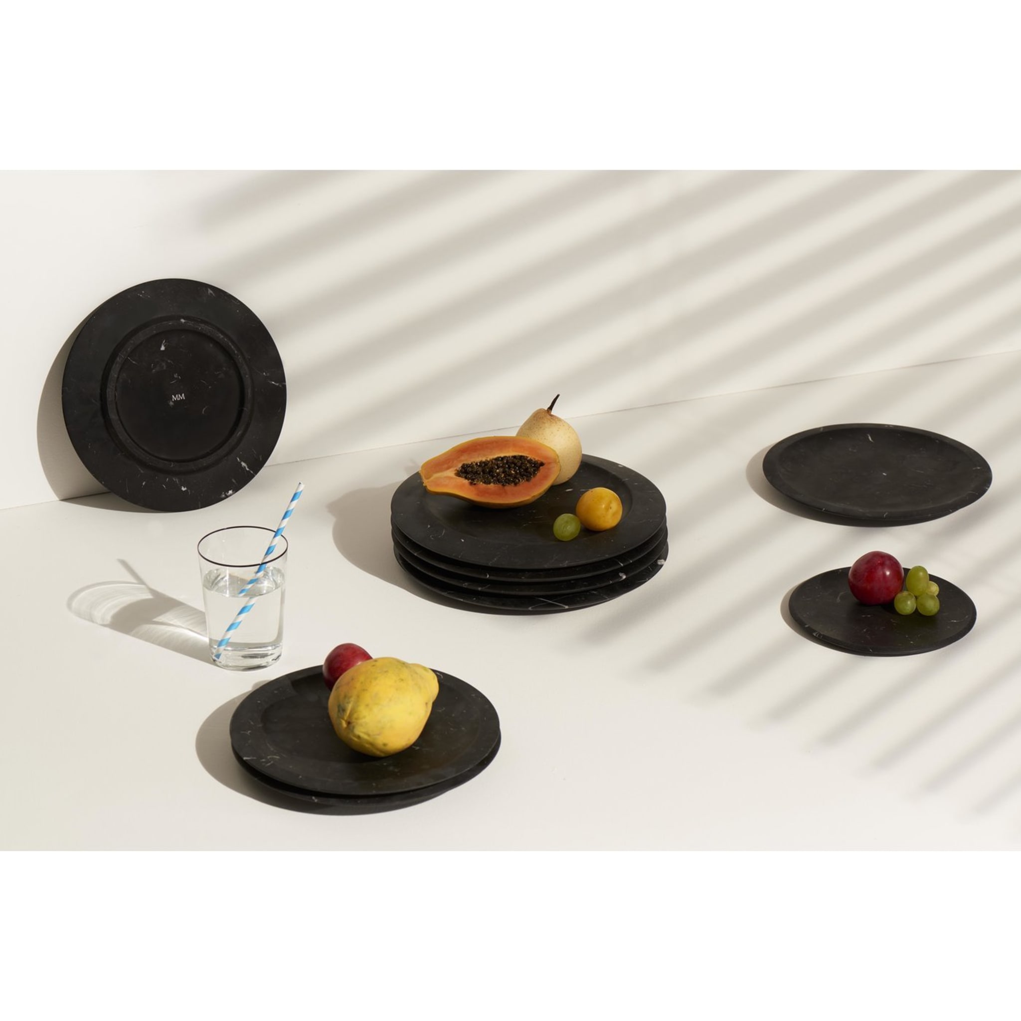 Black Marquina Dinner Plate by Ivan Colominas #1 - Alternative view 1