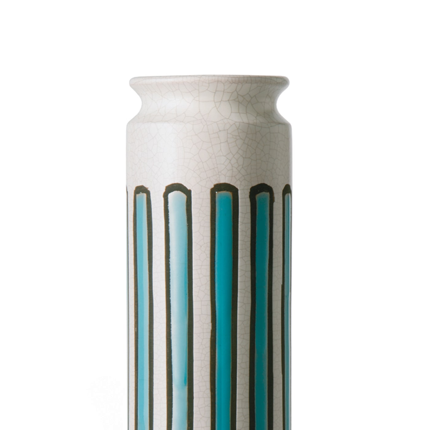 Turquoise Vase by Aldo Londi - Bitossi Ceramiche