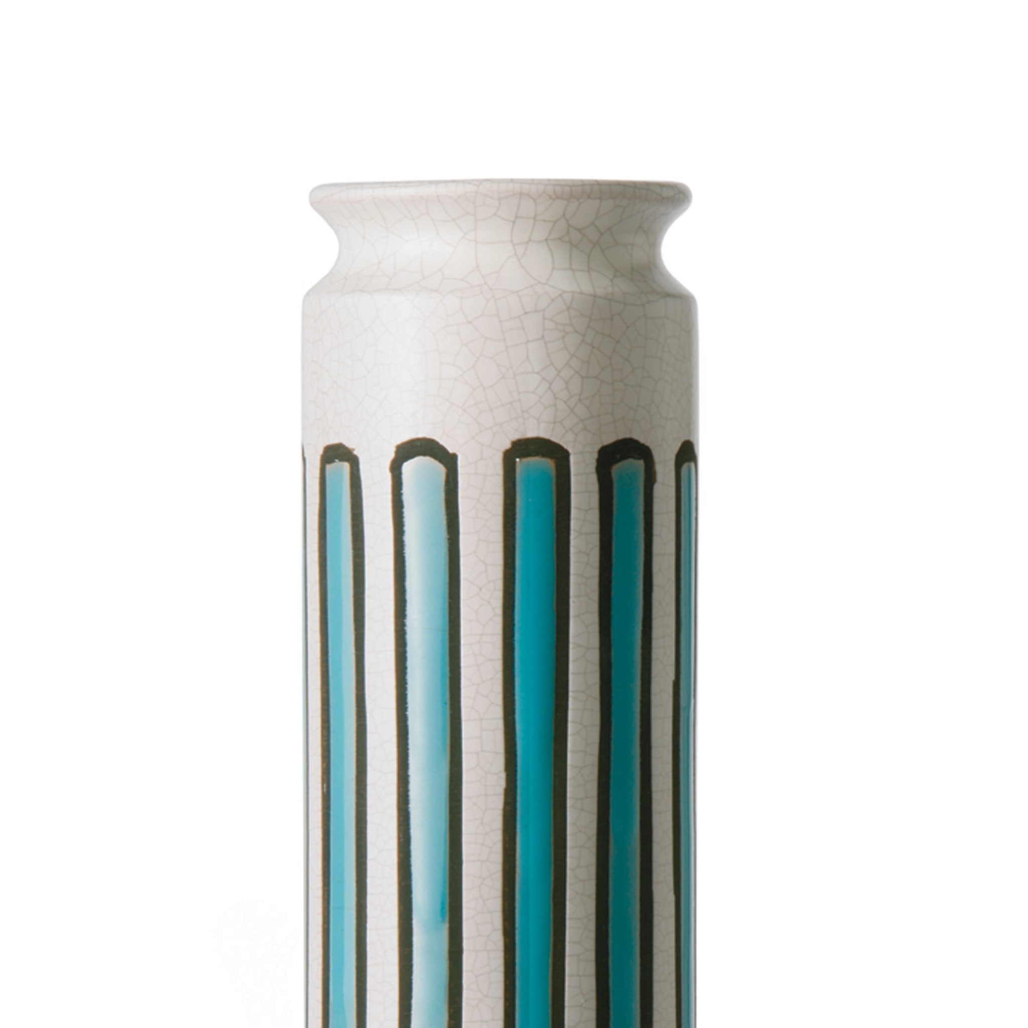 Vase turquoise d'Aldo Londi - Vue alternative 1