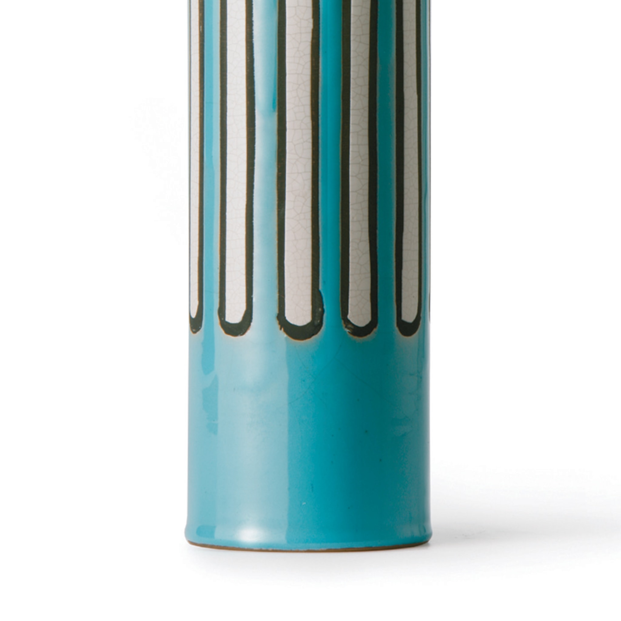 Vase turquoise d'Aldo Londi - Vue alternative 2