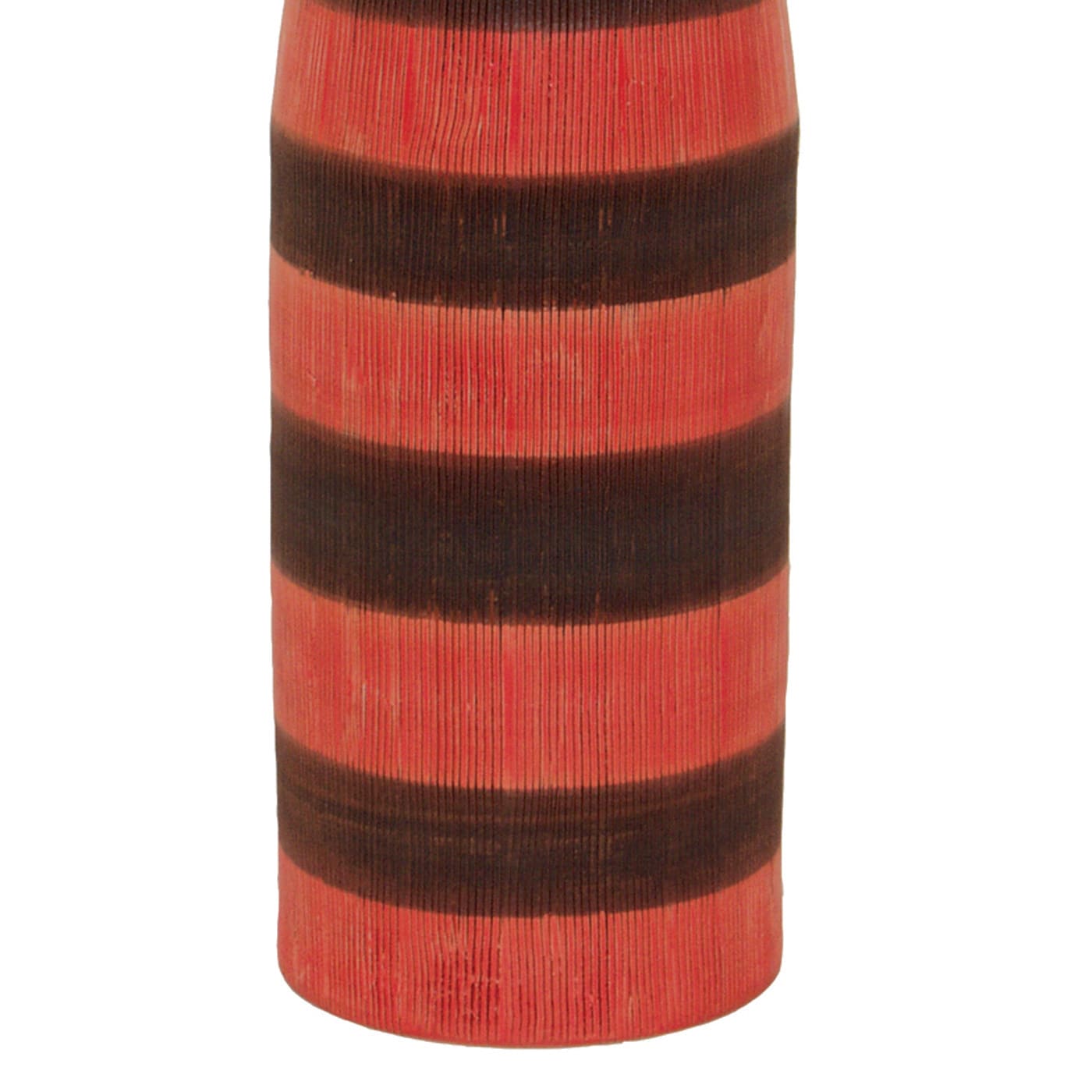 Black and Red Vase by Aldo Londi - Bitossi Ceramiche