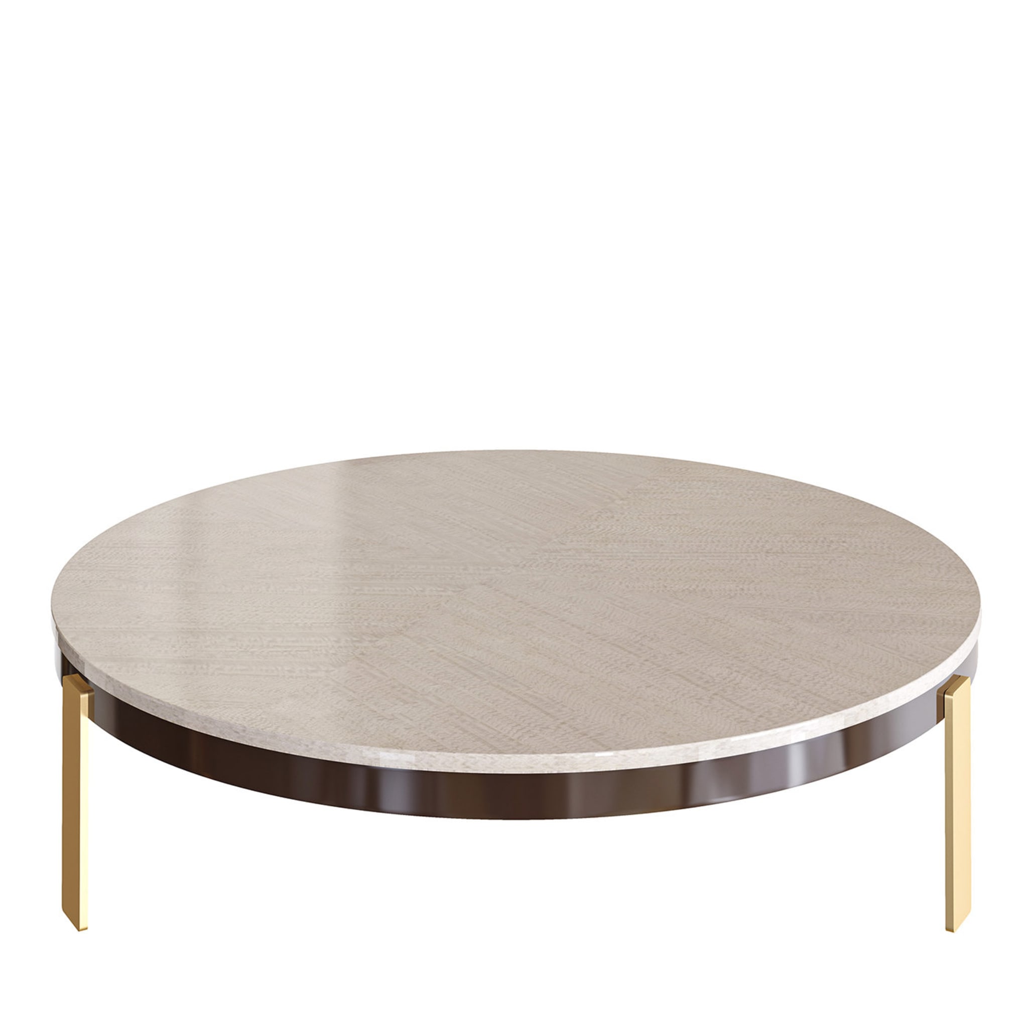 Zeus Large White Coffee Table - Vue principale