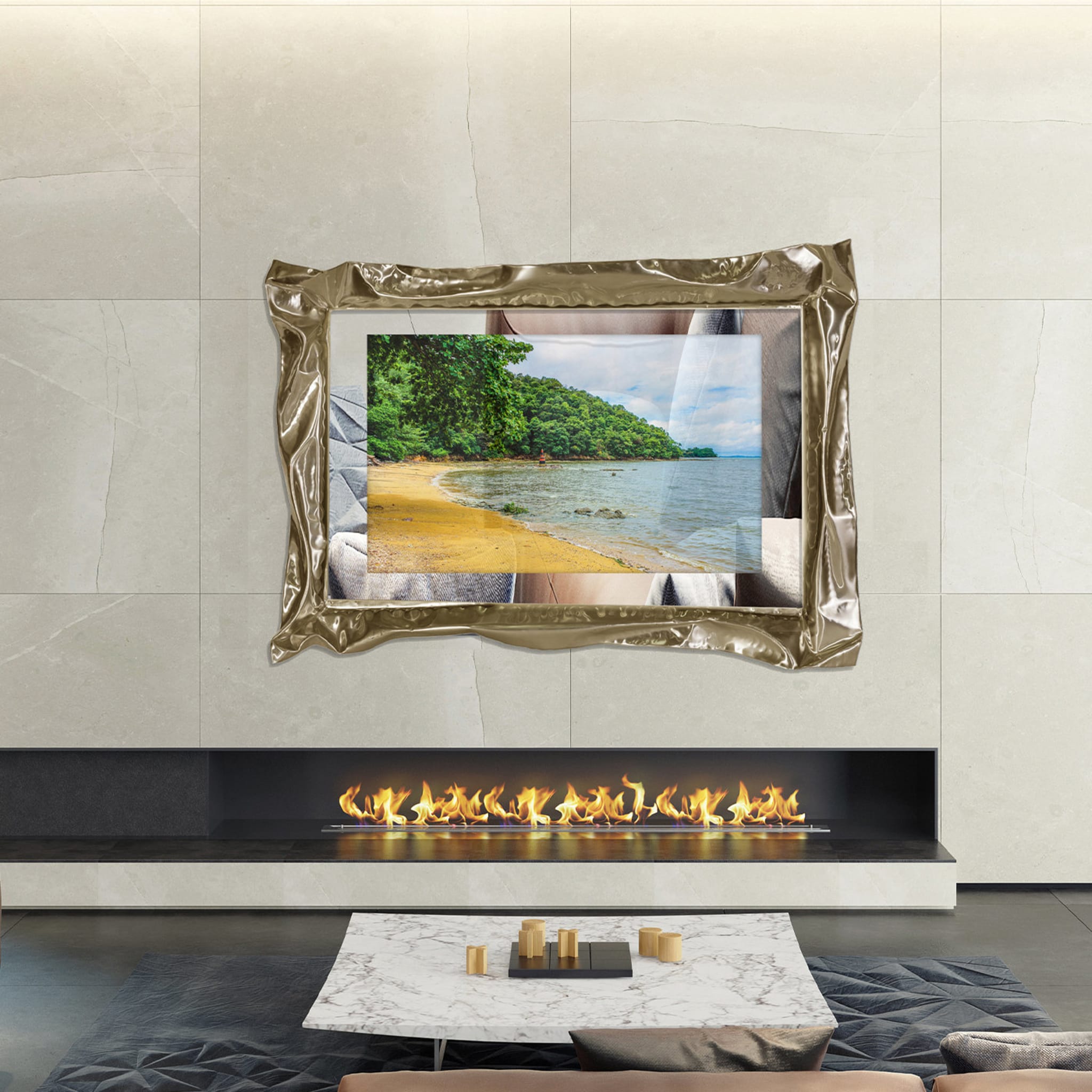 Onde Sand Mirror TV by Marco Mazzei - Alternative view 1