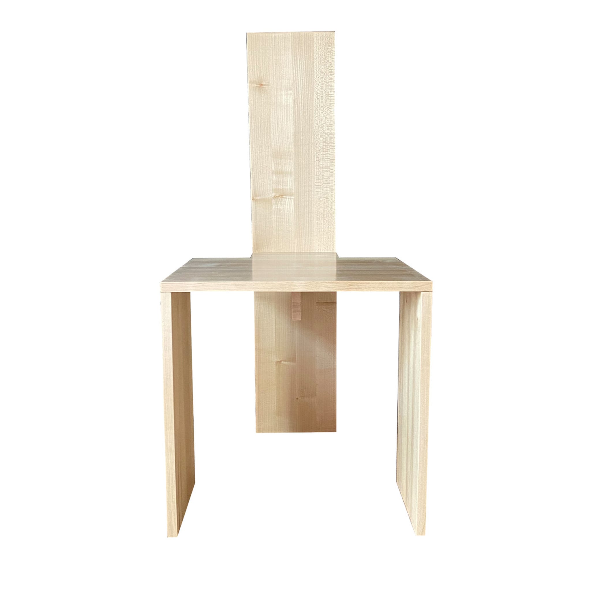 Cimabue White Maple Chair Limited Edition by Ferdinando Meccani - Main view
