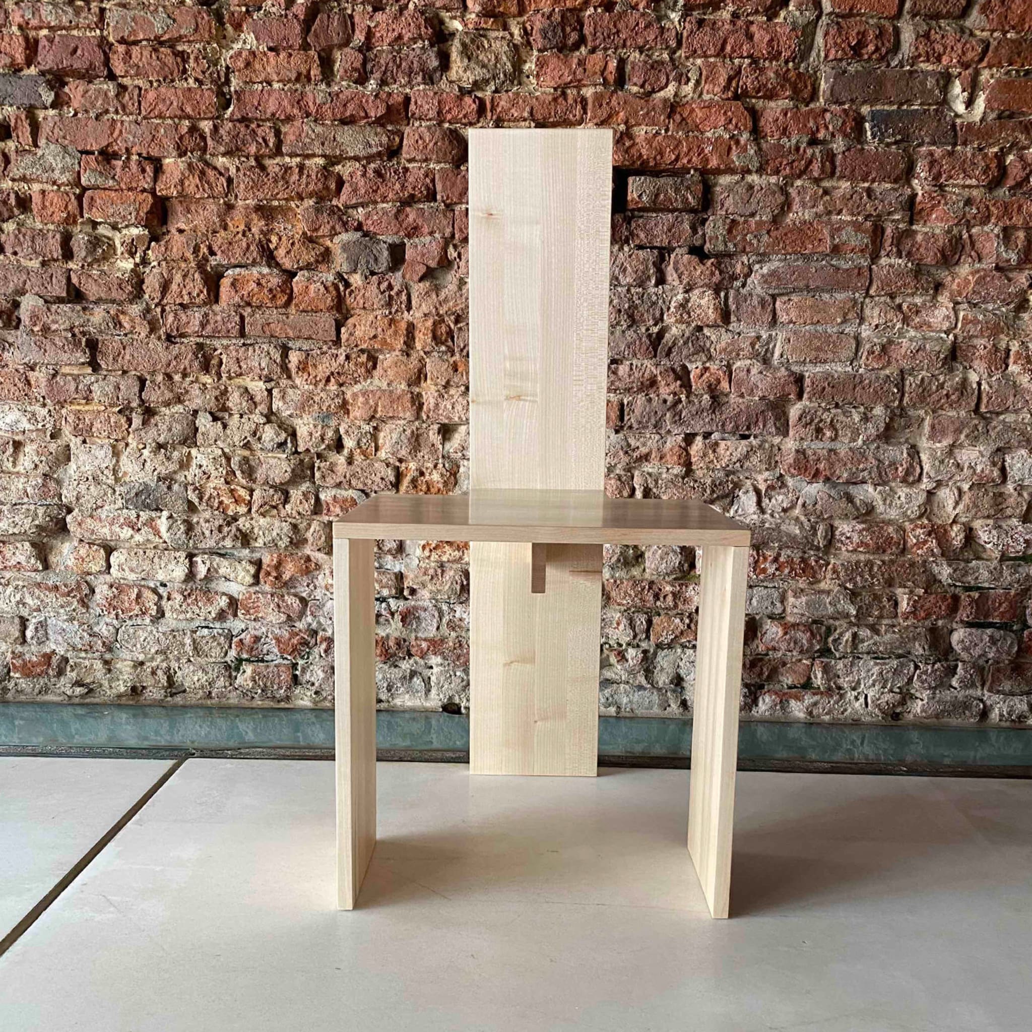 Cimabue White Maple Chair Limited Edition by Ferdinando Meccani - Alternative view 3