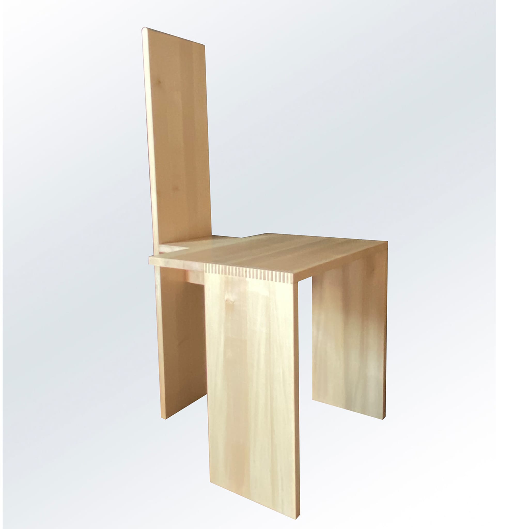 Cimabue White Maple Chair Limited Edition by Ferdinando Meccani - Alternative view 5