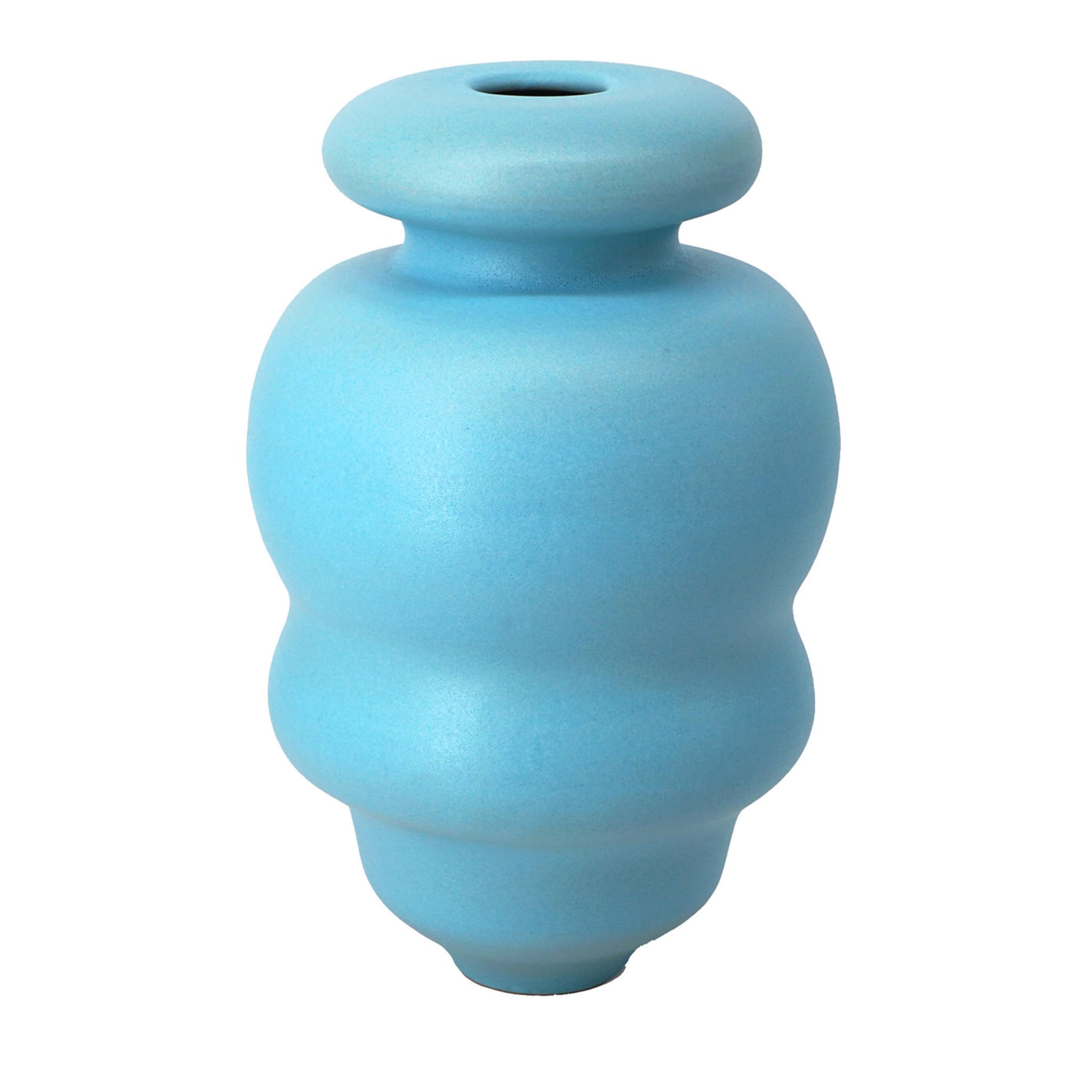 Crisalide Hellblaue Vase #9 - Hauptansicht