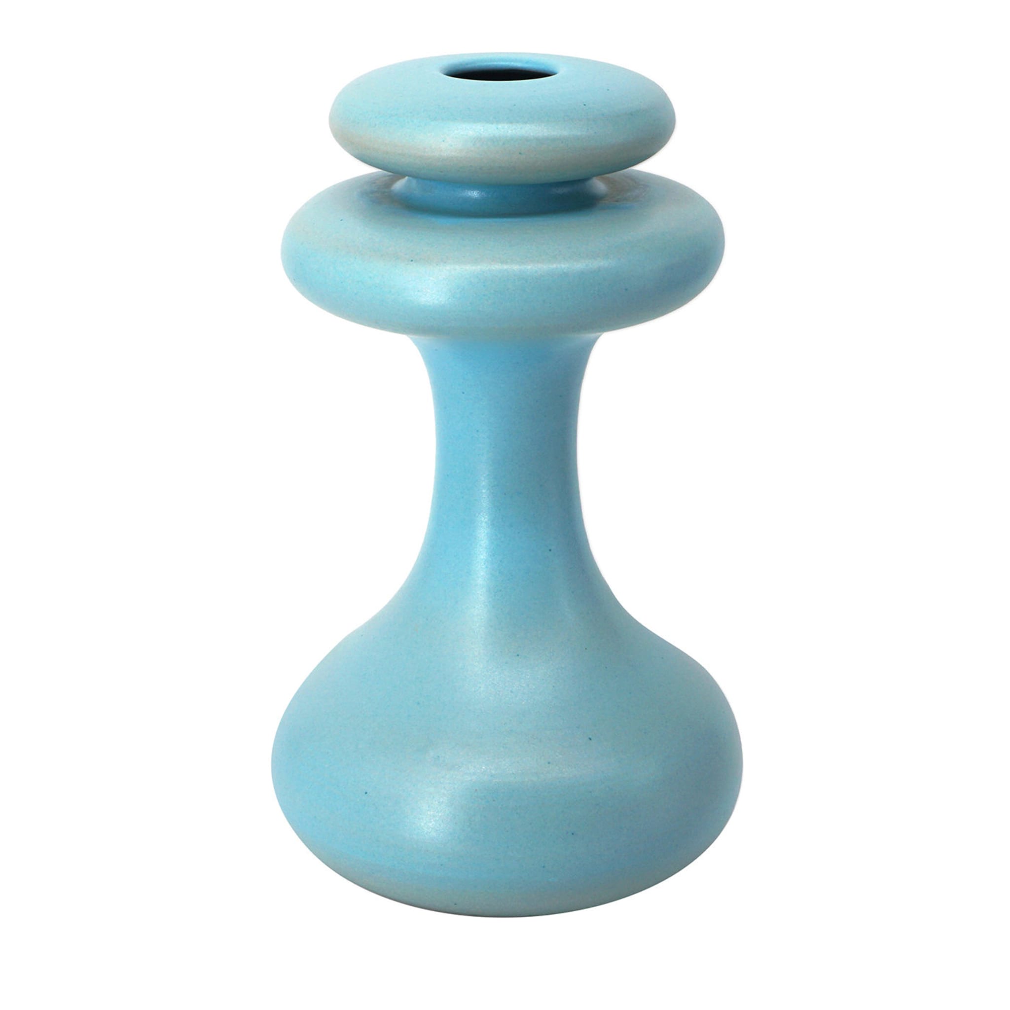 Crisalide Hellblaue Vase #8 - Hauptansicht