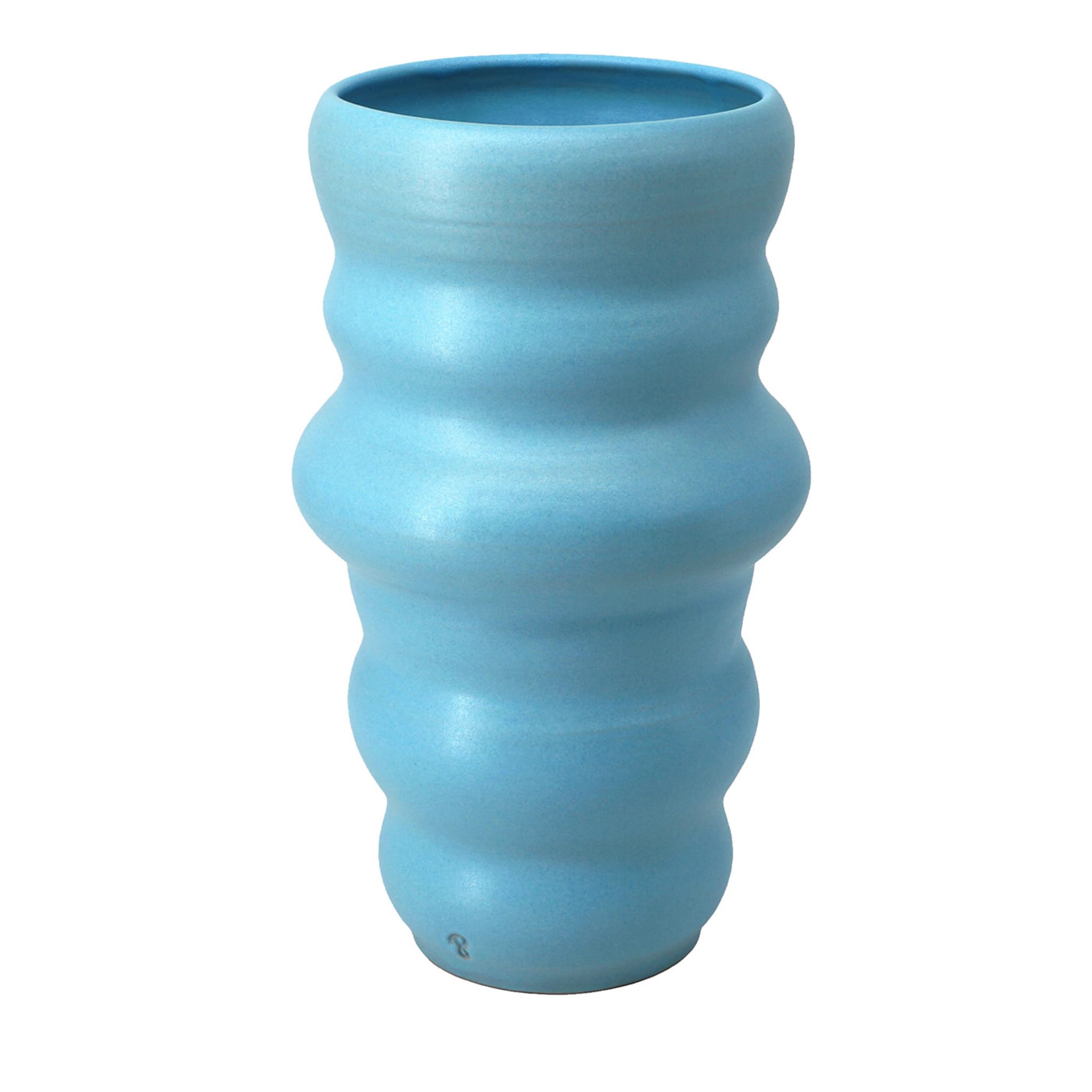 Crisalide Hellblaue Vase #4 - Hauptansicht
