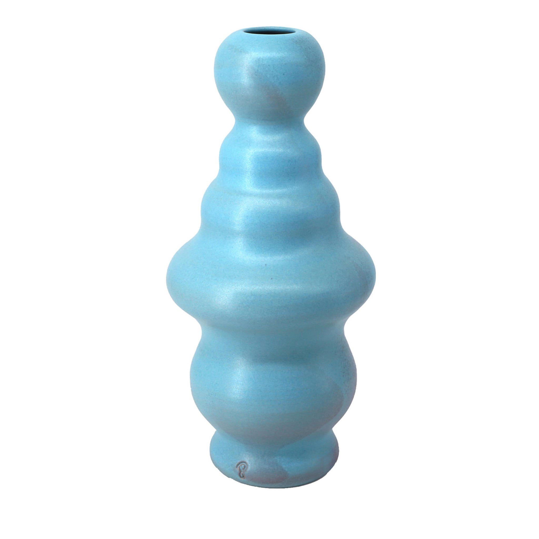 Crisalide Hellblaue Vase #6 - Hauptansicht