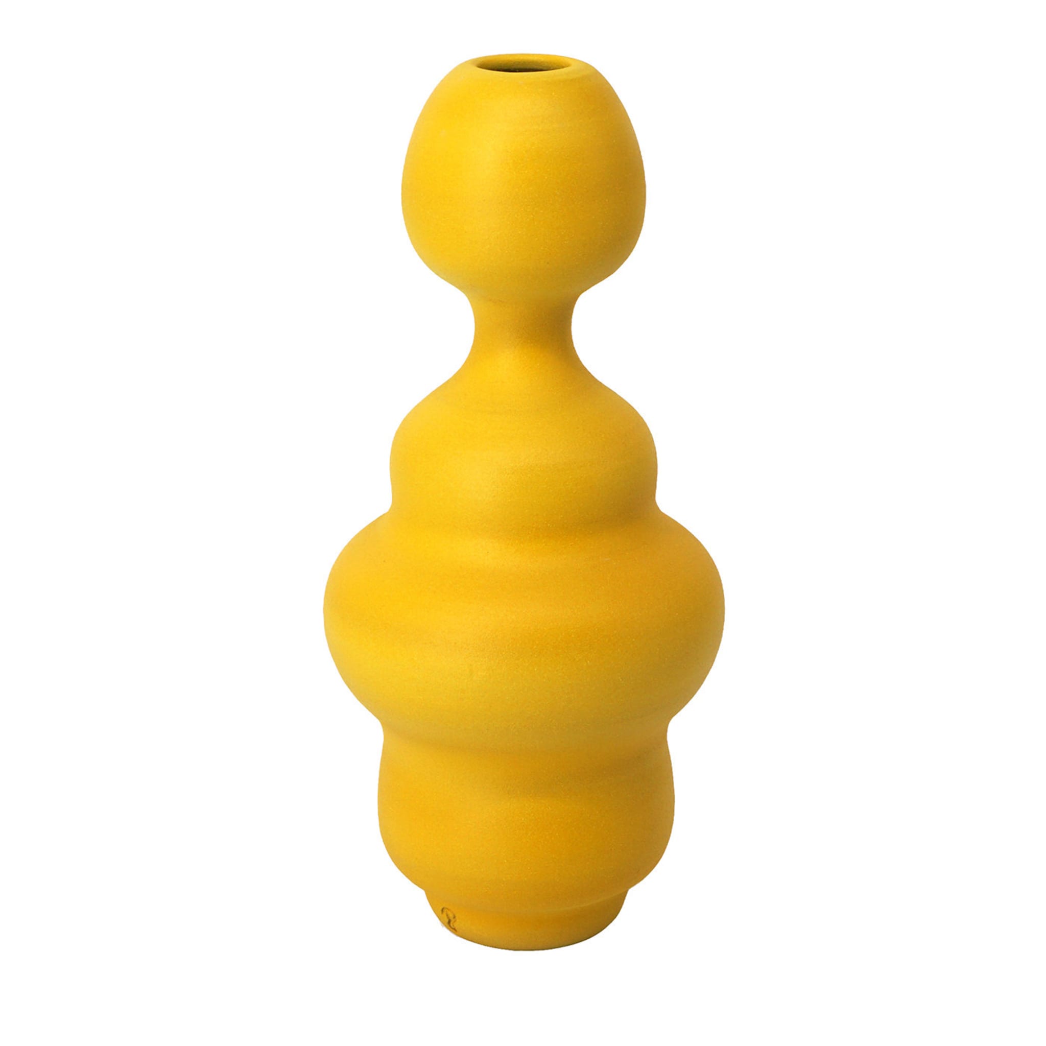 Vaso giallo Crisalide #7 - Vista principale