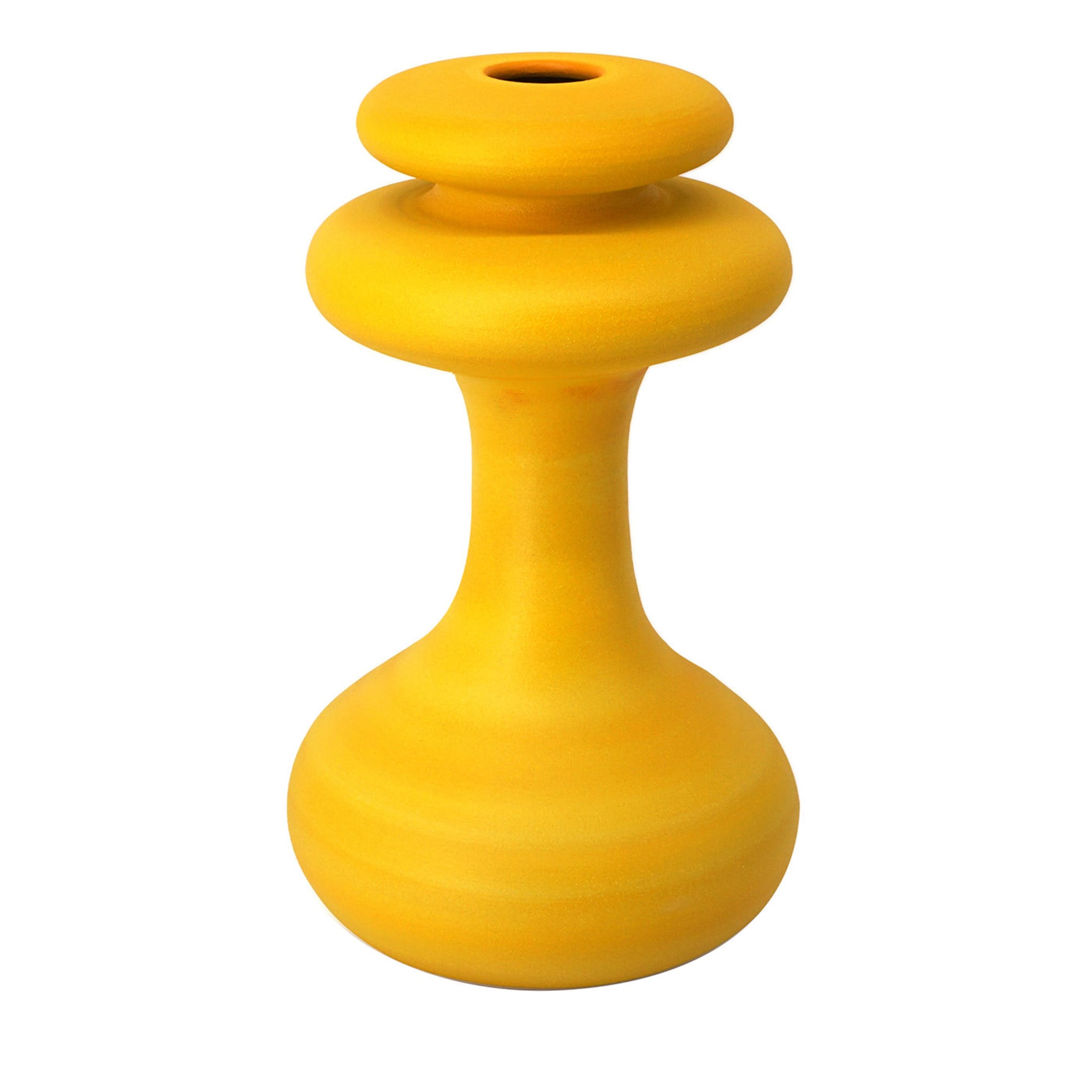 Vaso giallo Crisalide #8 - Vista principale