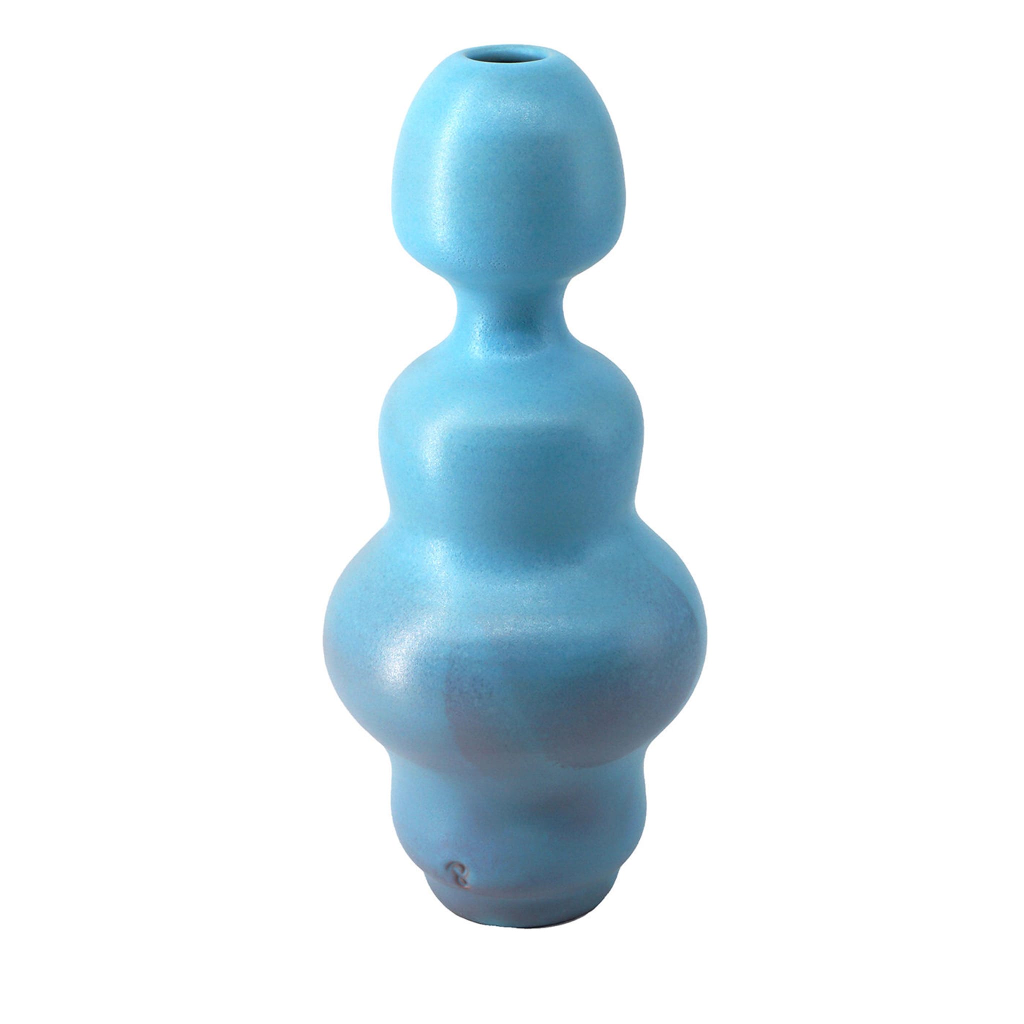 Crisalide Hellblaue Vase #7 - Hauptansicht