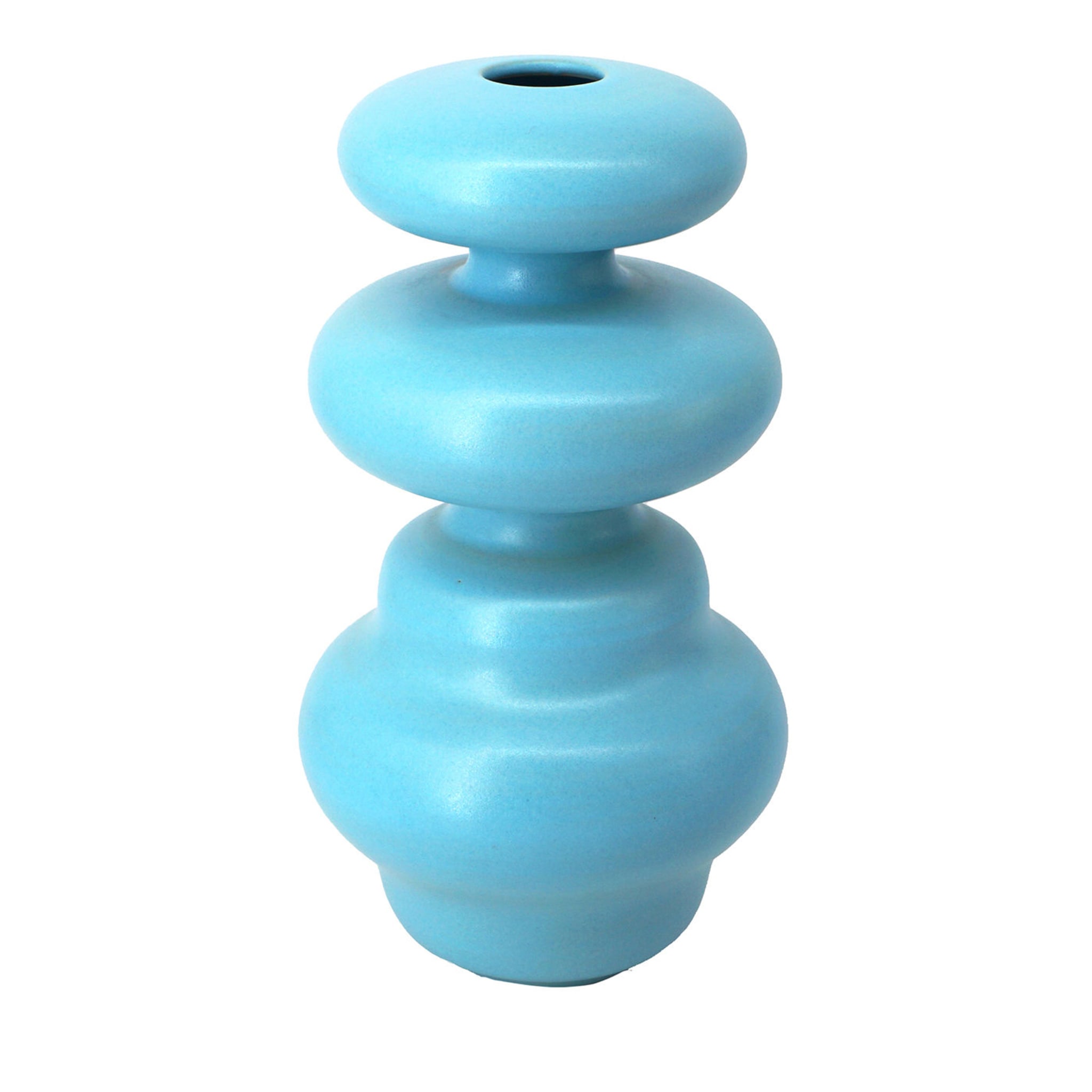 Crisalide Hellblaue Vase #5 - Hauptansicht