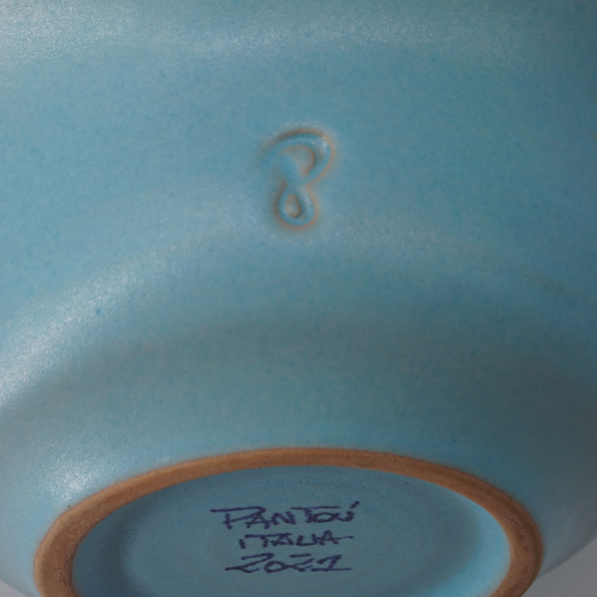 Crisalide Hellblaue Vase #5 - Alternative Ansicht 1